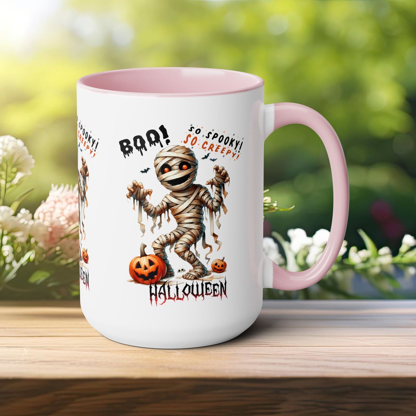 So Spooky So Creepy Halloween Coffee Mug, Let's Go Halloween Coffee Mug, Trick or Treat Halloween Coffee Mug, Cute Skeleton Coffee Mug, Spooky Season Halloween Coffee Mug.