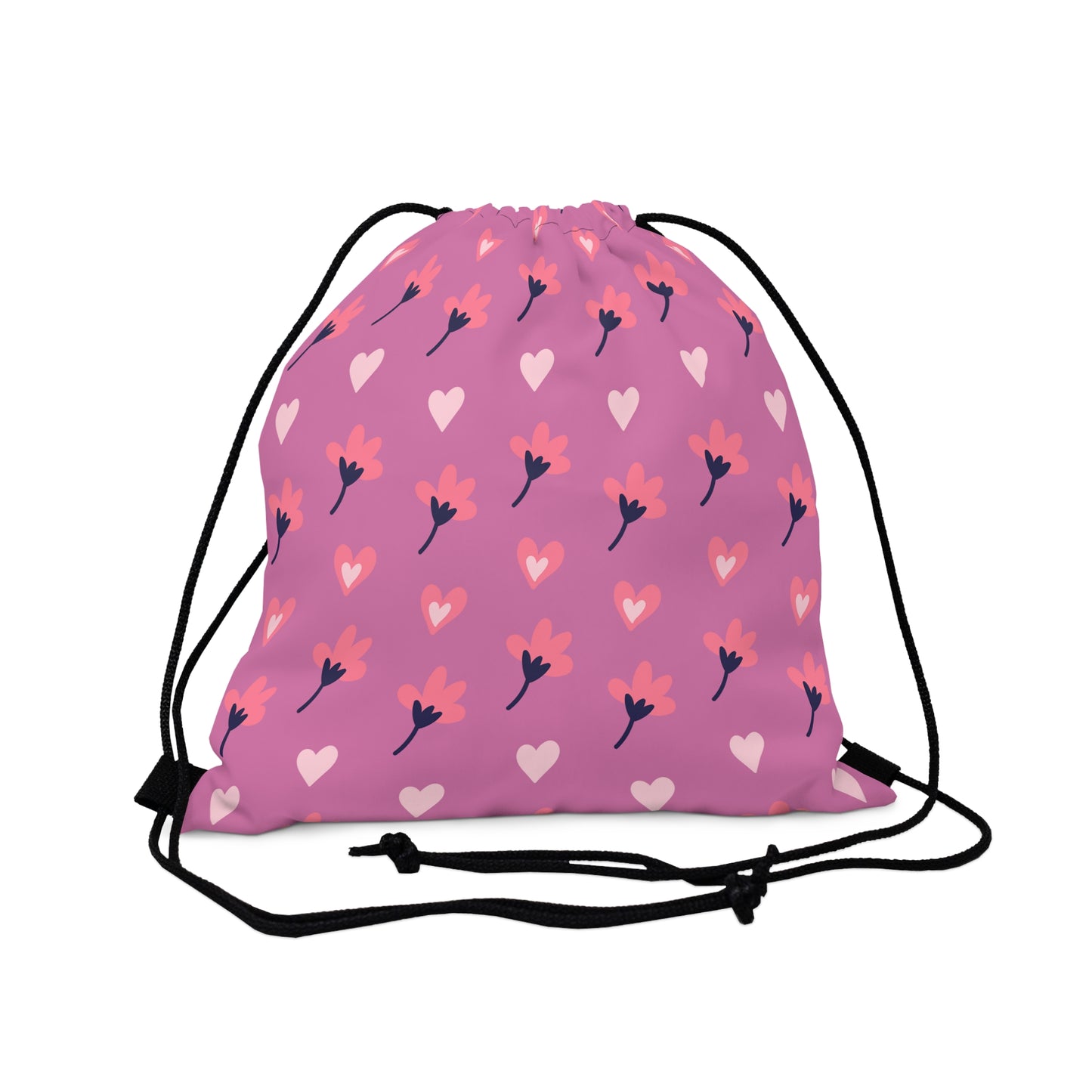 Happy Valentines Day Drawstring Bag