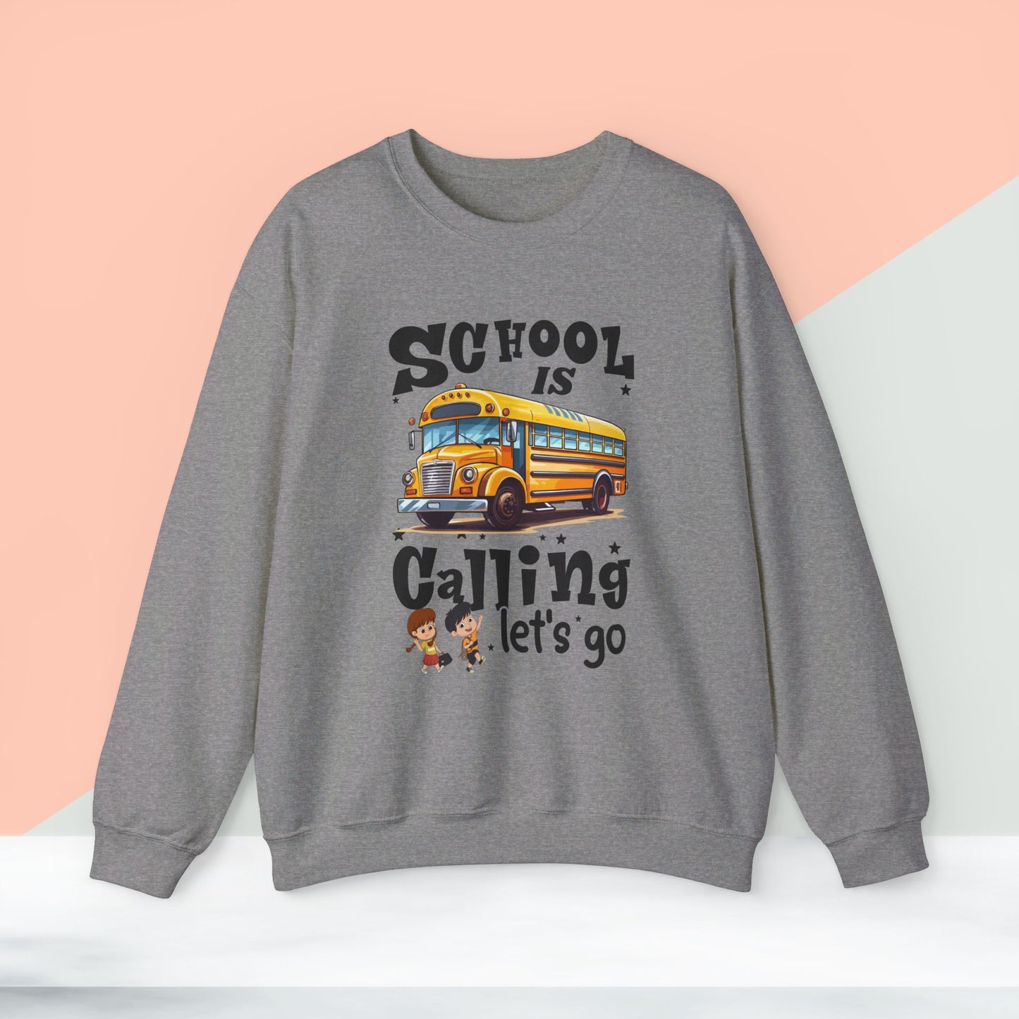 Back To school unisex heavy blend crewneck sweatshirt, We Love Teachers Sweatshirt,Teacher Back To school Sweatshirt. First Day Vibes Sweatshirt.