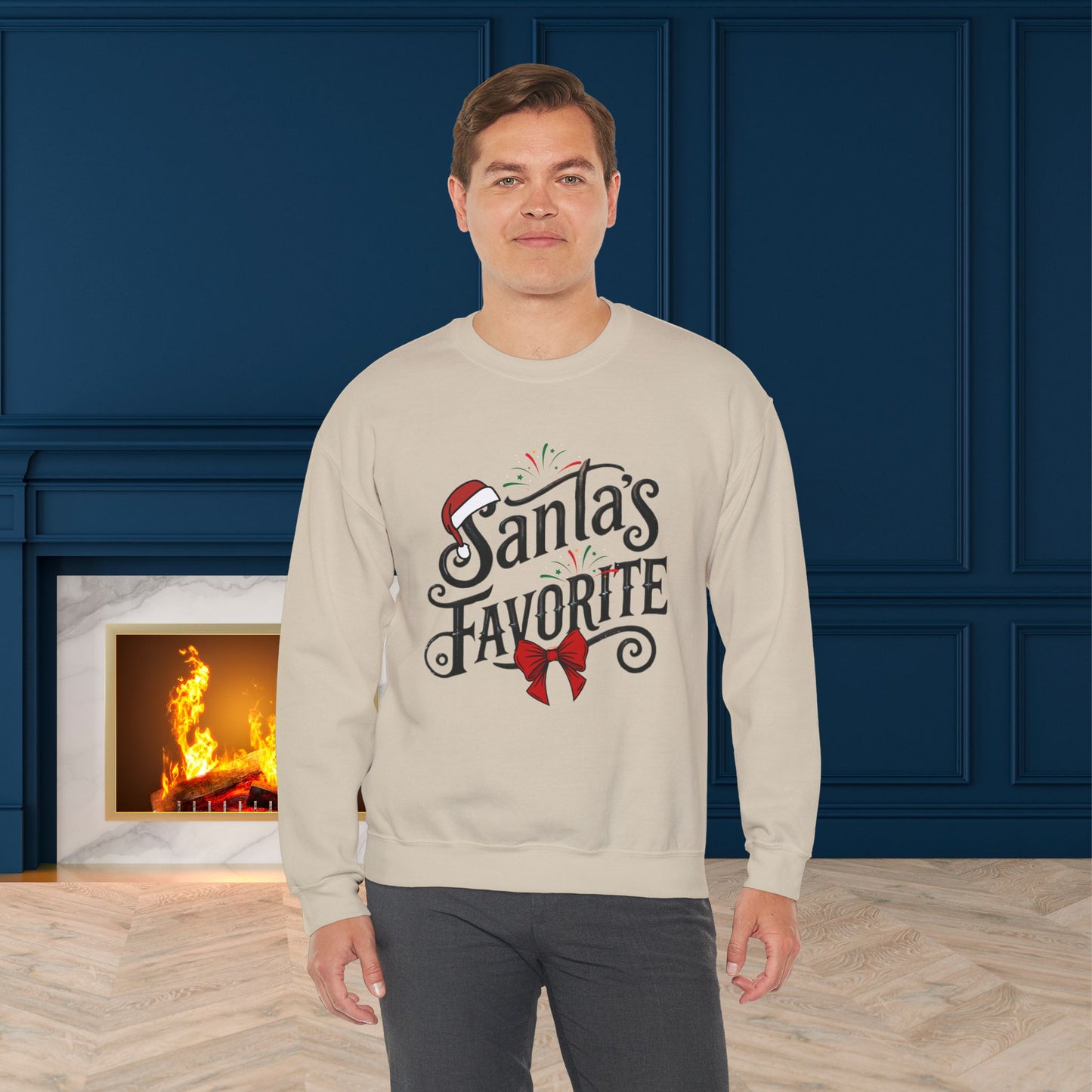 Santa's Favarite Christmas Sweatshirt - Unisex Heavy Blend, Merry Christmas, Festive, Christmas Gift, Crewneck, merry Christmas Sweatshirt, Christmas Sweatshirt Christmas Gift, Festive Sweatshirt.