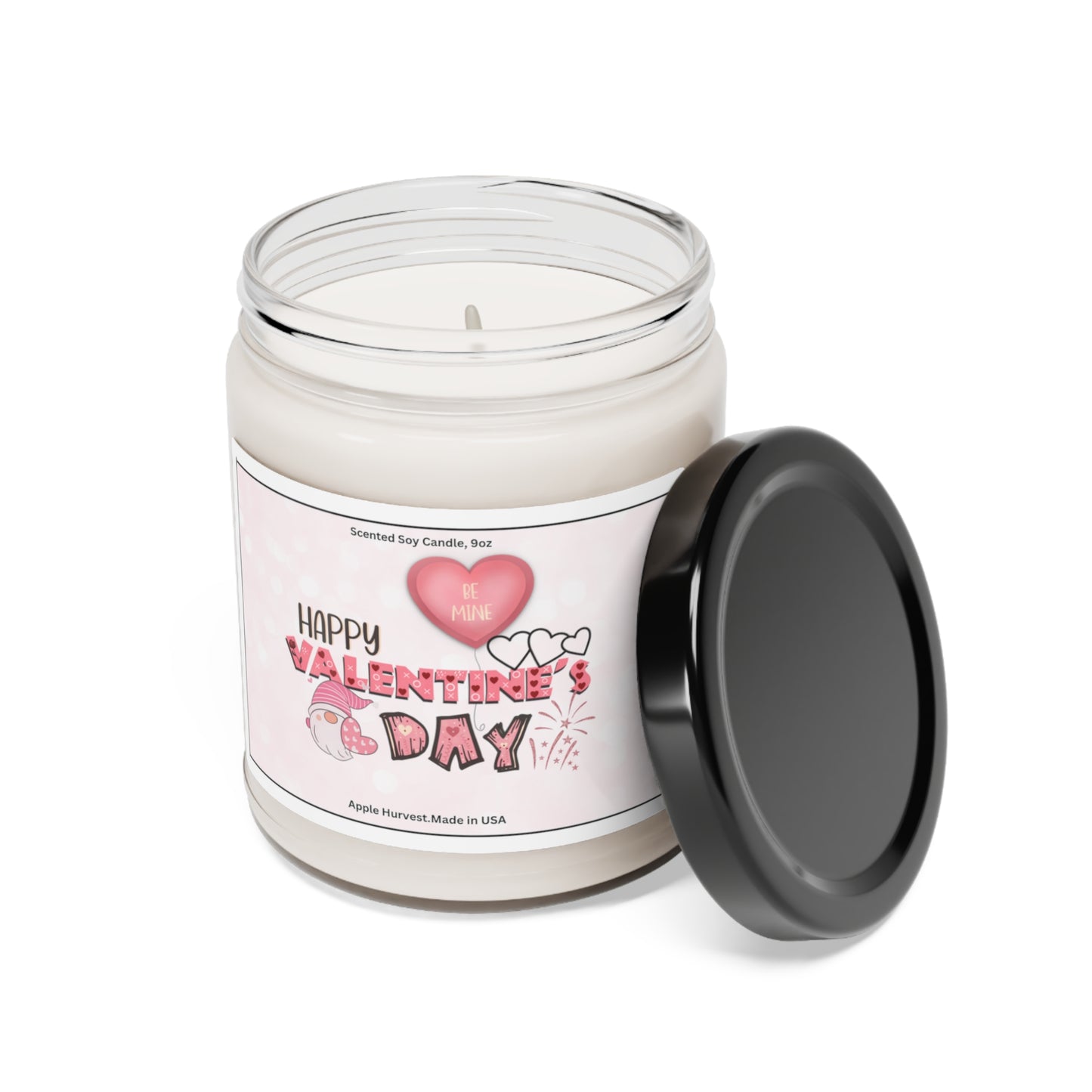 Happy valentines day Scented Soy Candle, 9oz