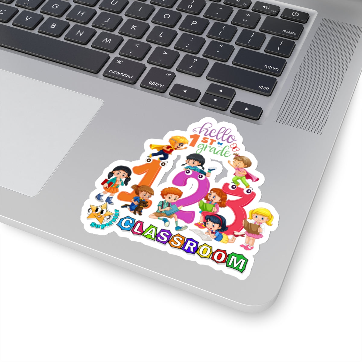 Back To School Kiss-Cut Stickers, First Grade Squad Kiss-Cut Stickers, Gift for First graders, Ready for School, Back to Learning.