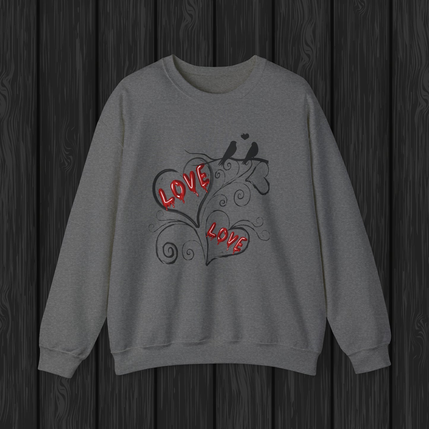 Happy valentines day Unisex Heavy Blend™ Crewneck Sweatshirt