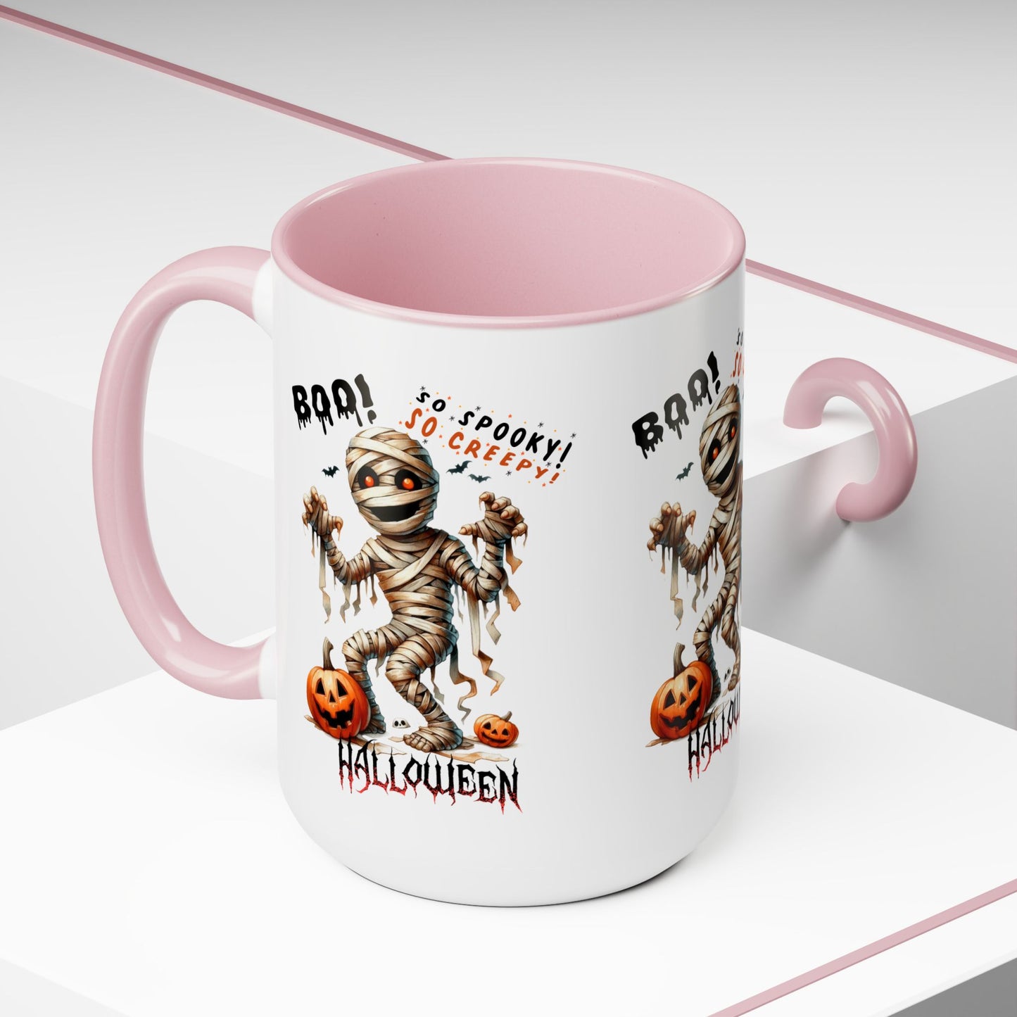 So Spooky So Creepy Halloween Coffee Mug, Let's Go Halloween Coffee Mug, Trick or Treat Halloween Coffee Mug, Cute Skeleton Coffee Mug, Spooky Season Halloween Coffee Mug.