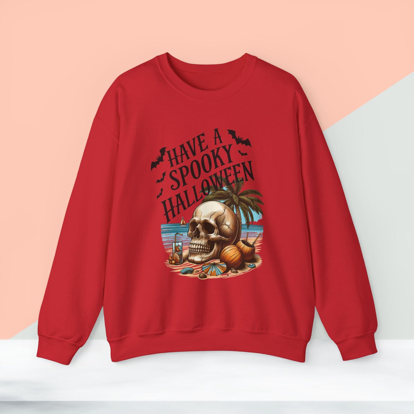 Have A Spooky Halloween Sweatshirt, Happy Halloween Sweatshirt - Unisex Heavy Blend Crewneck, Halloween Sweatshirt, Cute Spooky Ghost sweatshirt.