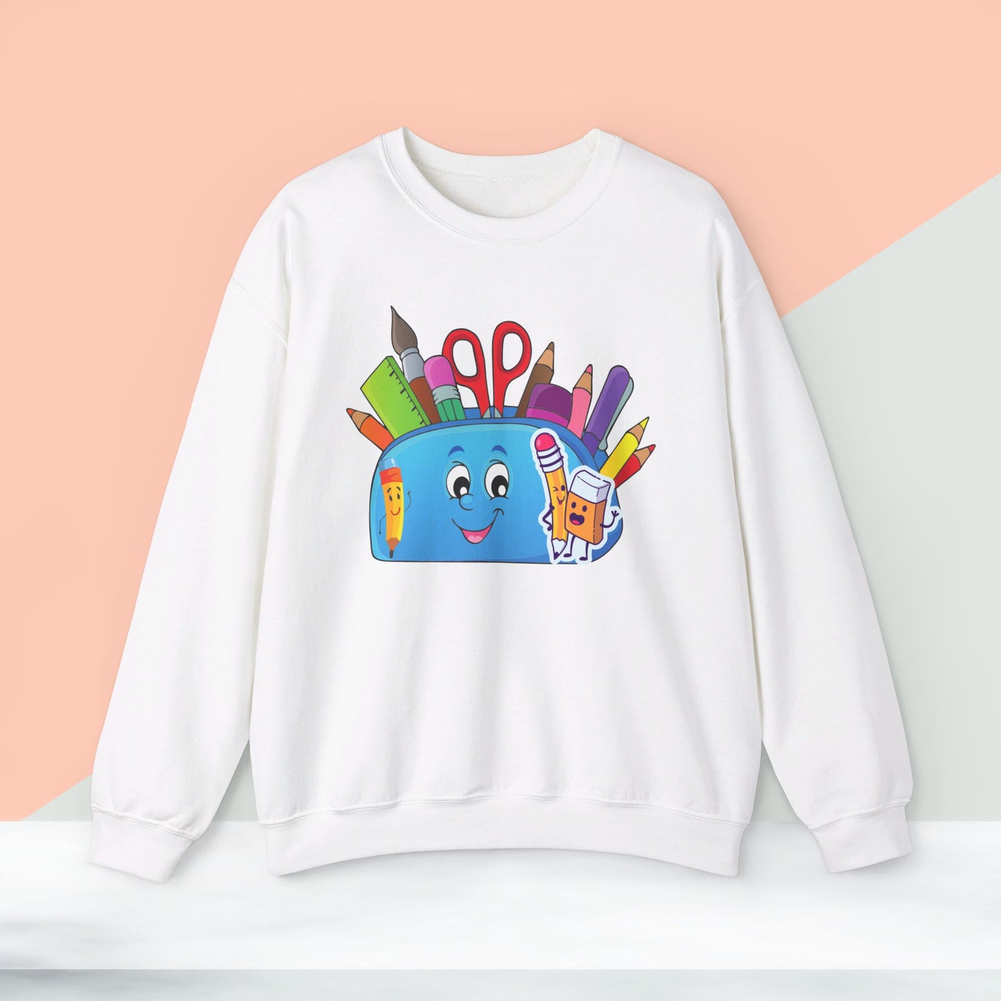 We Love Teachers Sweatshirt, Back To school unisex heavy blend crewneck sweatshirt, Teacher Back To school Sweatshirt. First Day Vibes Sweatshirt.