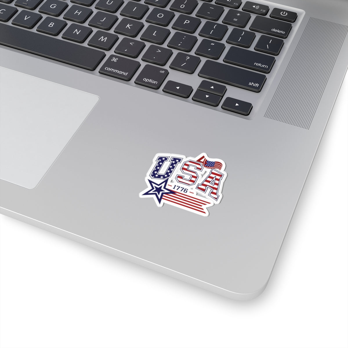 Happy 4th Of July Kiss-Cut Stickers, America, Flag, Peace Love America. Proud To Be An American, Red White Blue stickers. God Bless America Stickers.