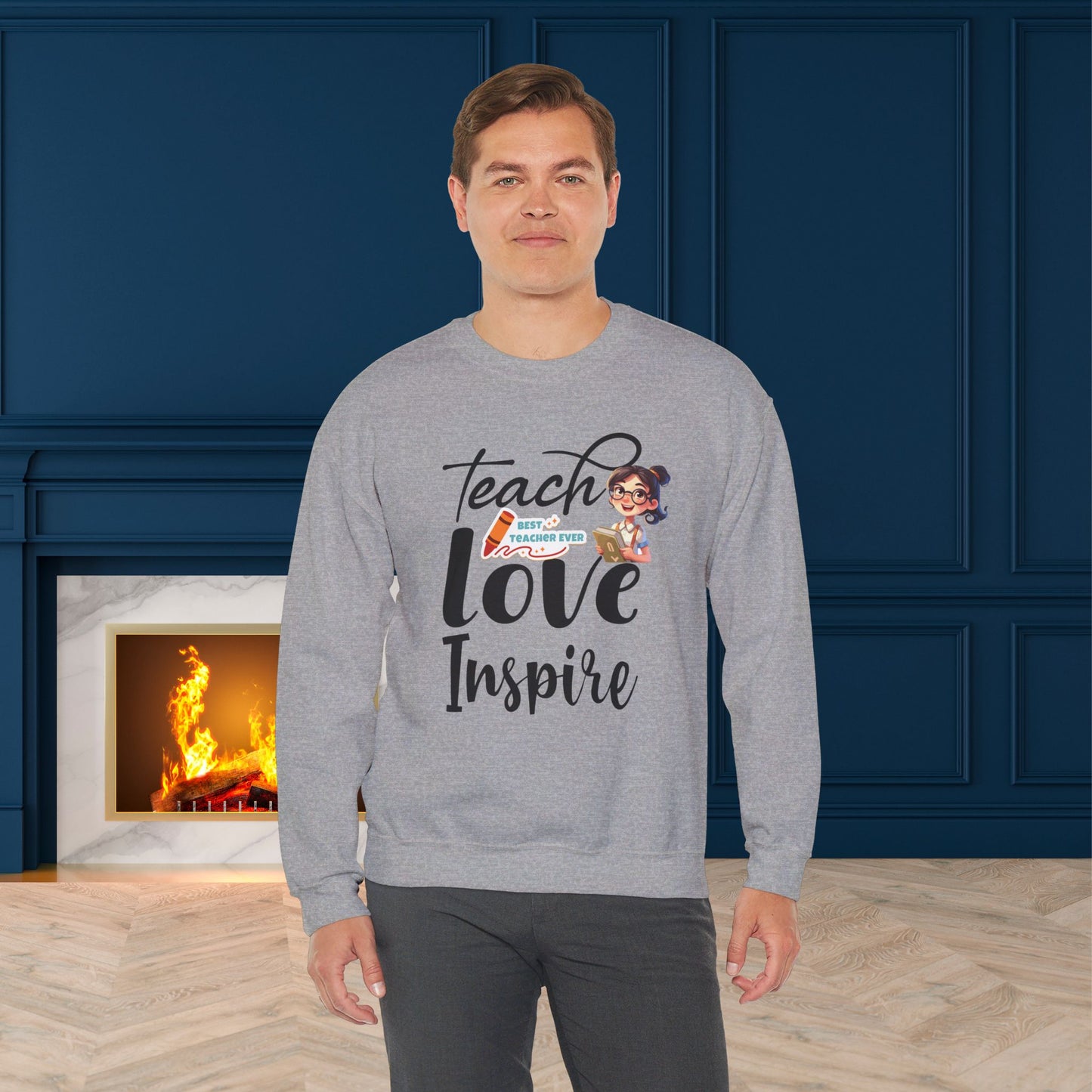 We Love Teachers Sweatshirt, Back To school unisex heavy blend crewneck sweatshirt, Teacher Back To school Sweatshirt. First Day Vibes Sweatshirt.