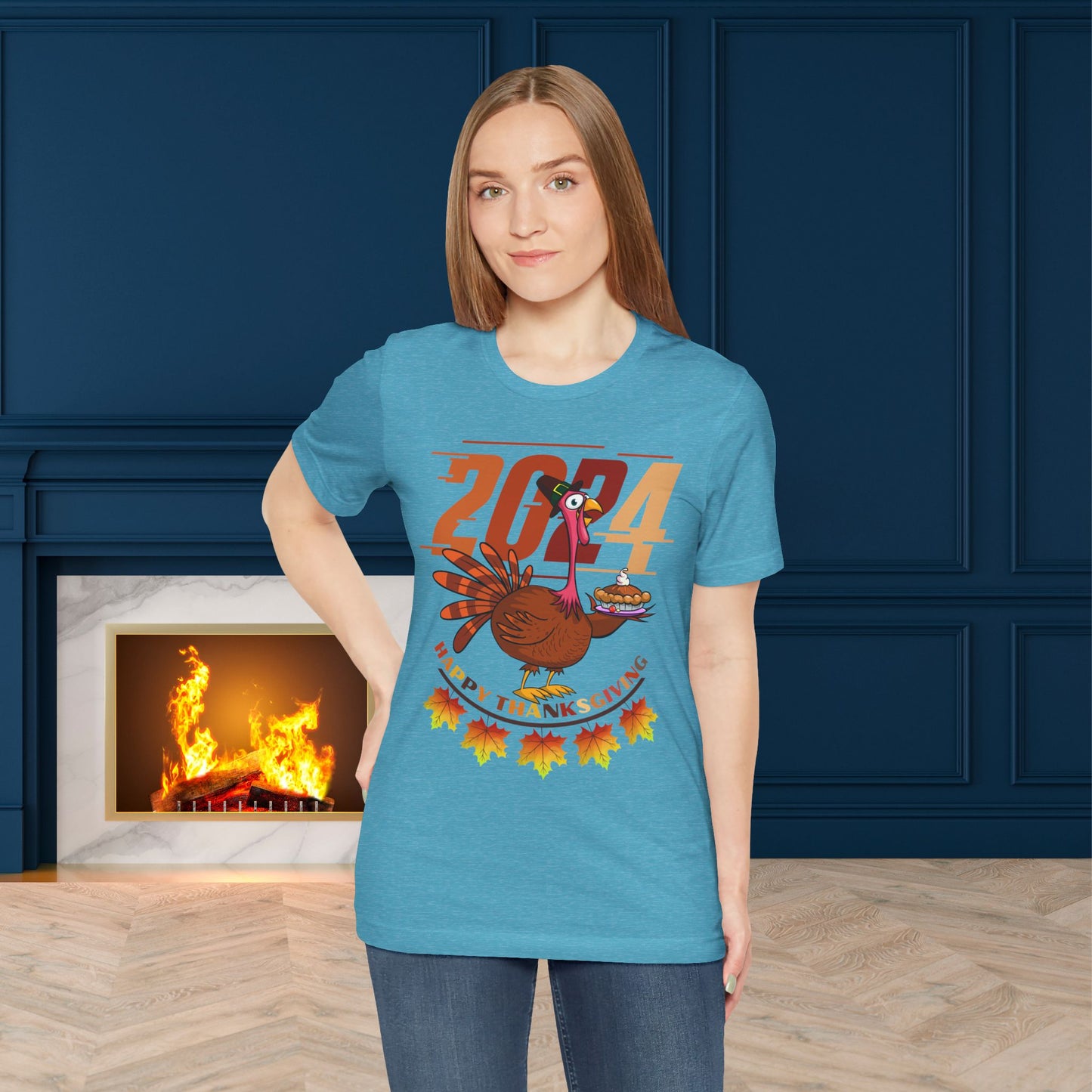 Thanksgiving T-shirt, Happy thanksgiving 2024 T-shirt, Thanksgiving Gift,Turkey Shirt, Family Thanksgiving, Holiday Outfit.