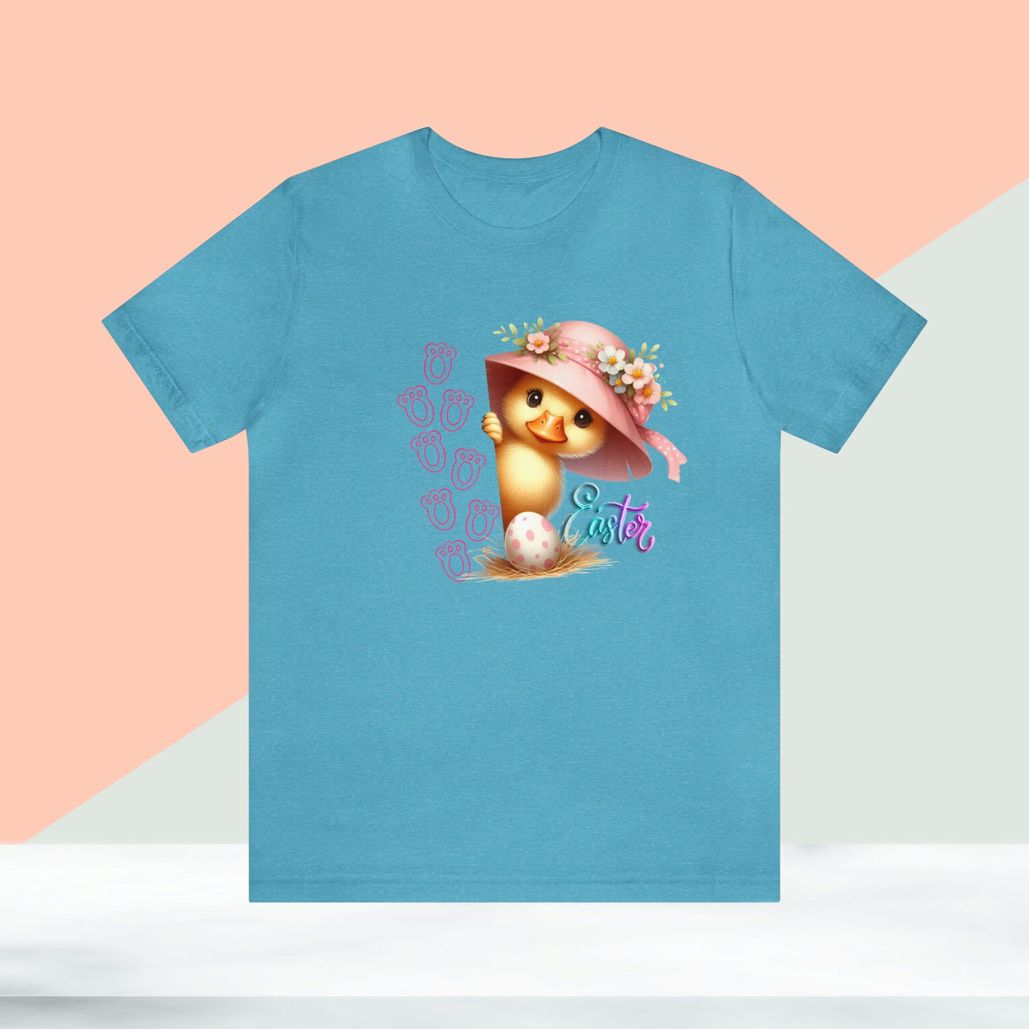 Happy Easter Unisex Jersey Short Sleeve Tee