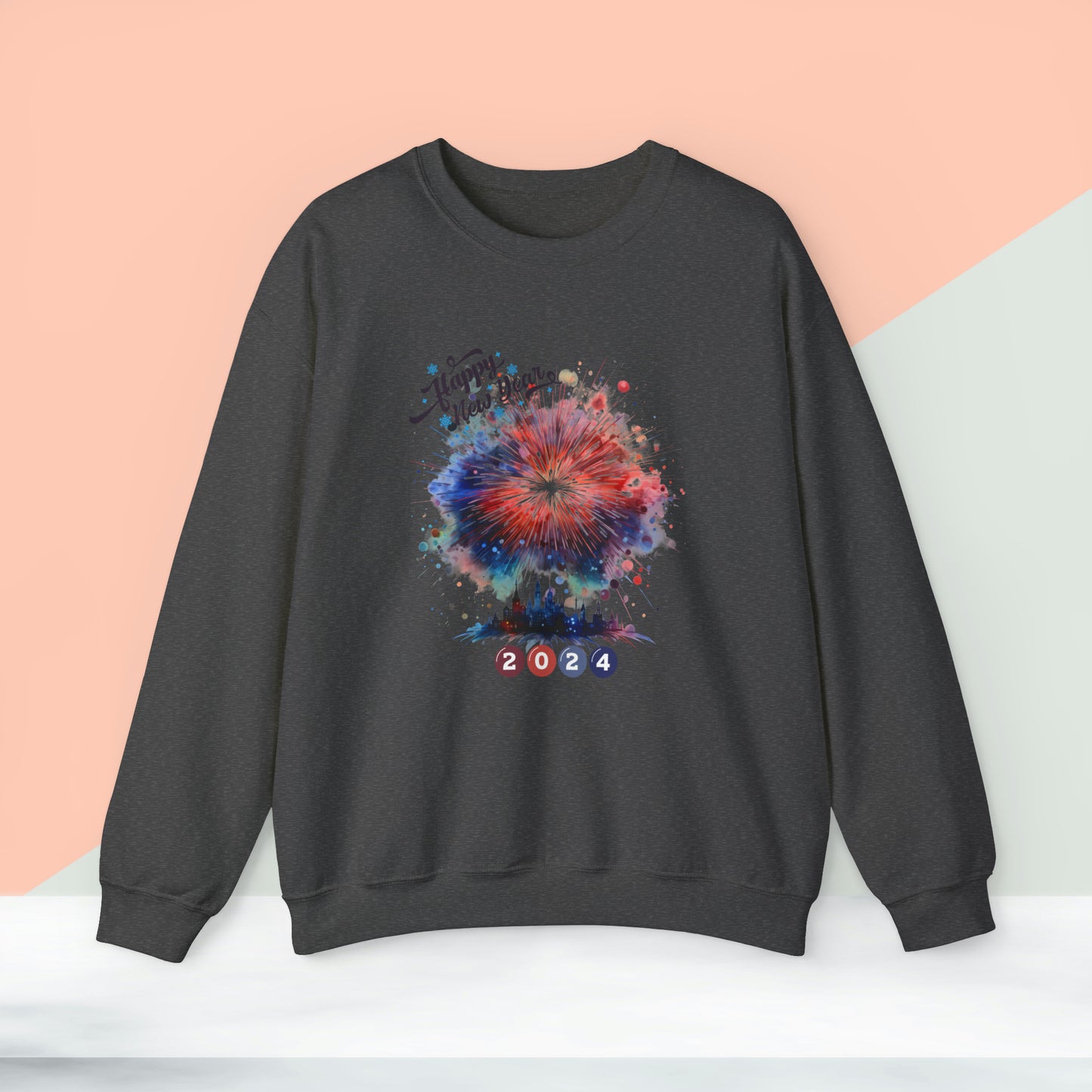 Happy New Year Unisex Heavy Blend™ Crewneck Sweatshirt