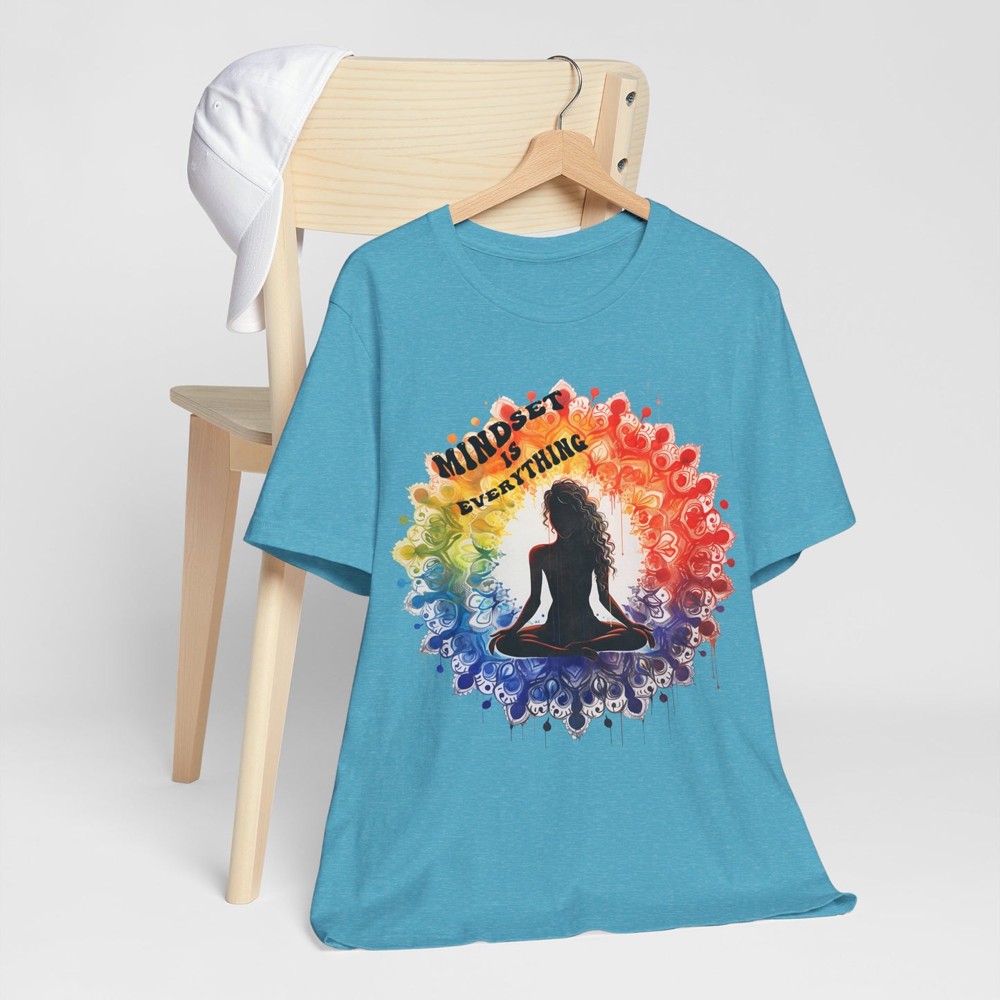 Mindset Is Everything Yoga T-Shirt, Cute Yoga workout Shirt, Yoga lovers T-shirt, Yoga Instructor Gift, Gym shirt, Gift For Yoga lover, Gift For Yogi.