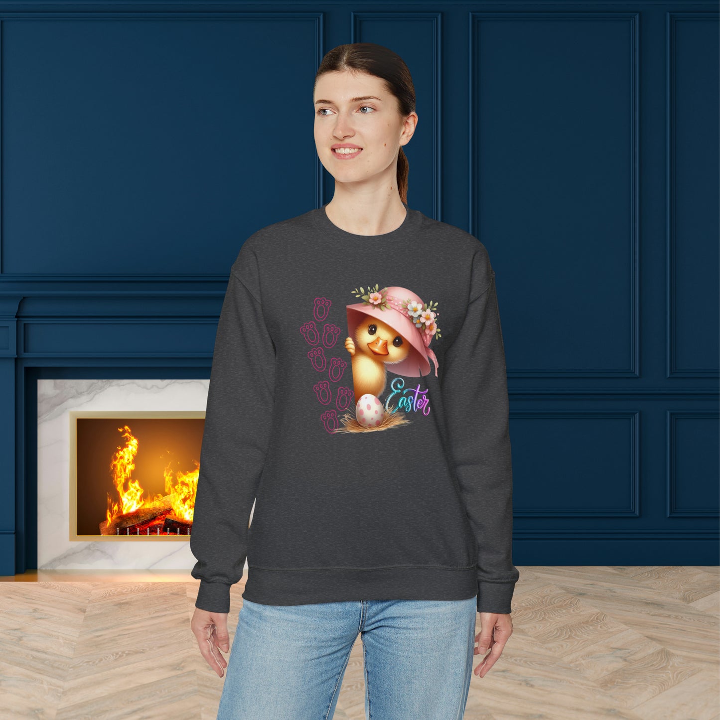 Happy Easter Unisex Crewneck Sweatshirt