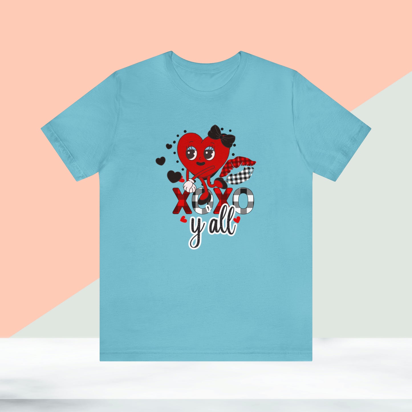 Happy valentines day Unisex Jersey Short Sleeve Tee