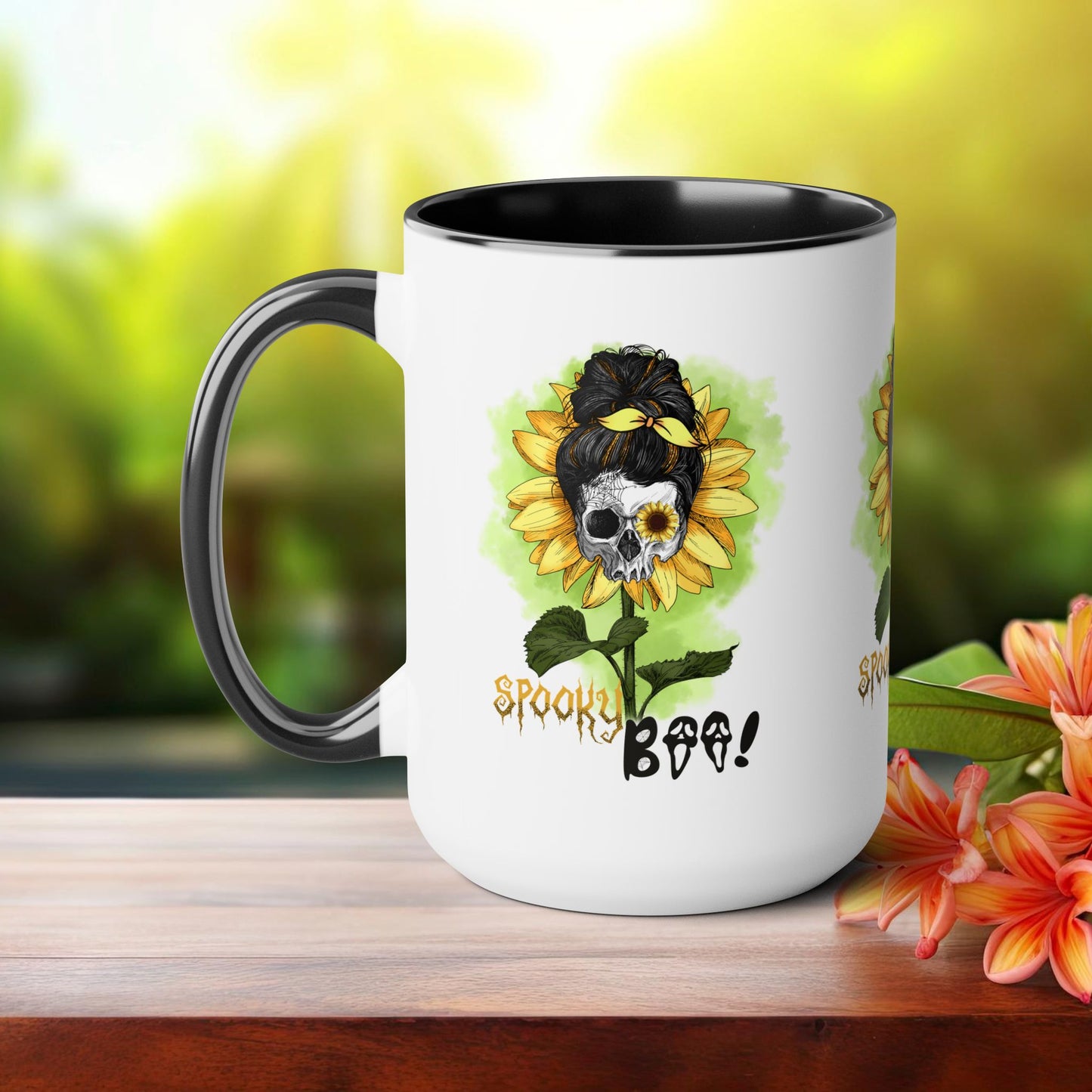 Spooky Boo Halloween Coffee Mug, Let's Go Halloween Coffee Mug, Trick or Treat Halloween Coffee Mug, Cute Ghost Coffee Mug, Spooky Season Halloween Coffee Mug.