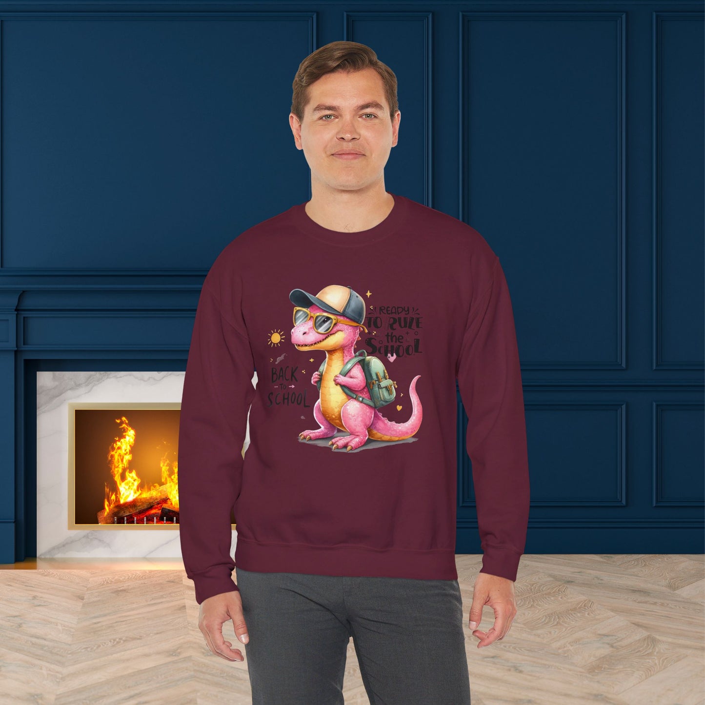 Back To school unisex heavy blend crewneck sweatshirt, We Love Teachers Sweatshirt,Teacher Back To school Sweatshirt. First Day Vibes Sweatshirt.