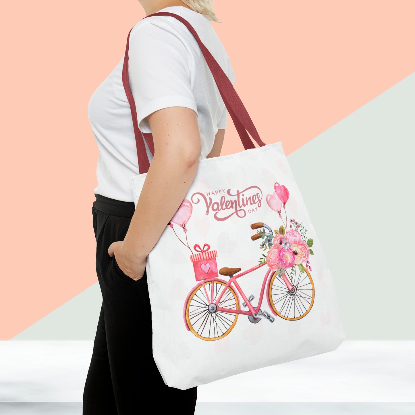 Happy Valentines Day Tote Bag