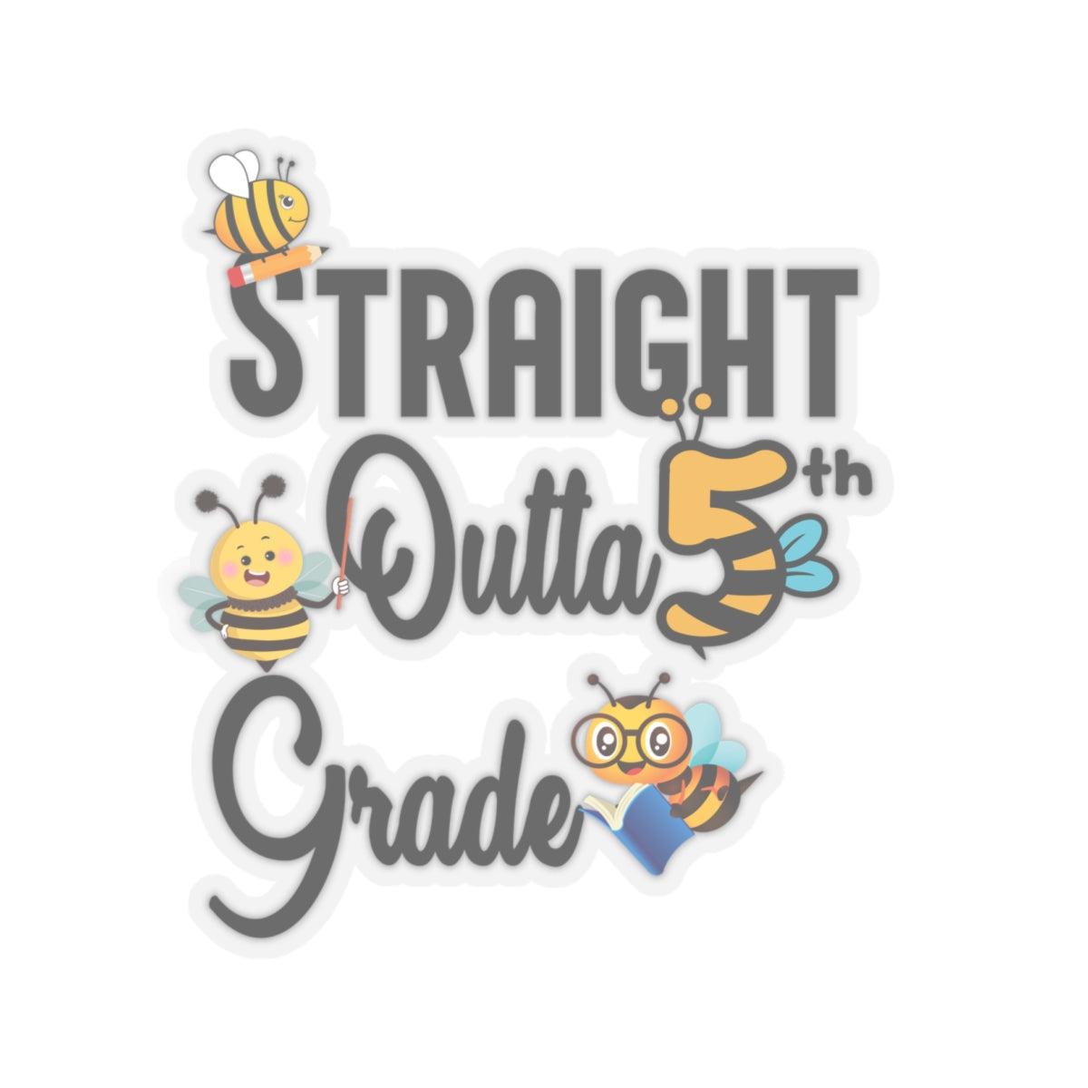 Back To School Kiss-Cut Stickers, First Grade Squad Kiss-Cut Stickers, Gift for First graders, Ready for School, Back to Learning.
