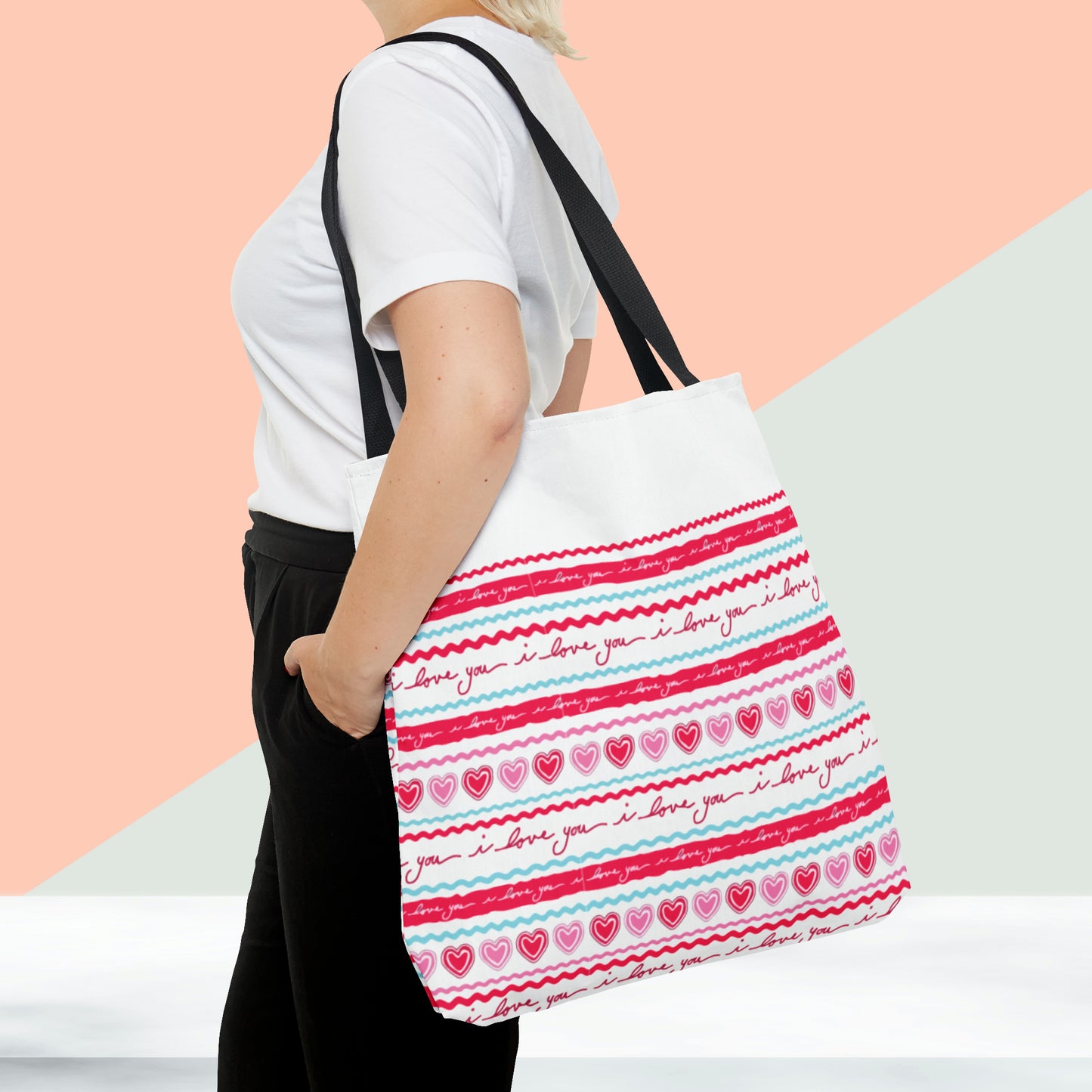 Happy Valentines Day Tote Bag