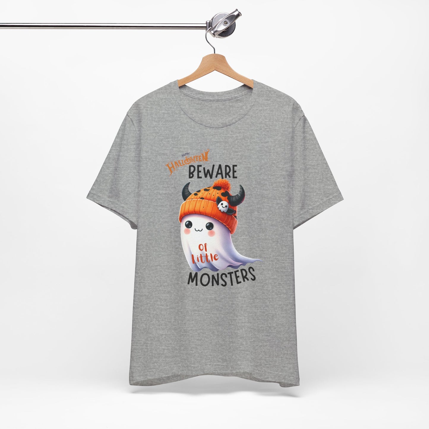 Beware Of Little Monsters T-shirt, Happy Halloween Skeleton T-shirt, Happy Halloween T-shirt, Trick Or Treat T-shirt, Halloween T-shirt, Cool Halloween T-shirt, Spooky T-shirt,