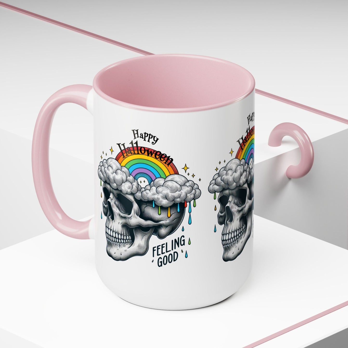 Happy Halloween Coffee Mug, Beware Halloween Coffee Mug, Trick or Treat Halloween Coffee Mug, Cute Skeleton Coffee Mug, Spooky Season Halloween Coffee Mug.