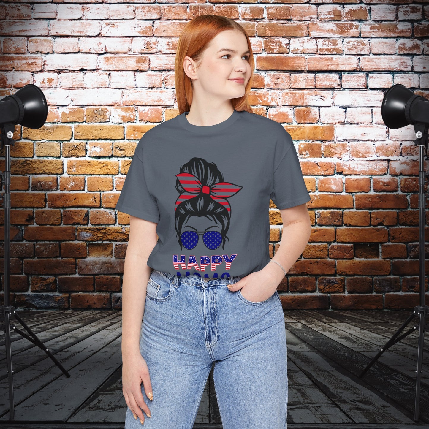4th of July T-Shirt, Happy Mama T-Shirt, Fourth of July unisex jersey short sleeve.