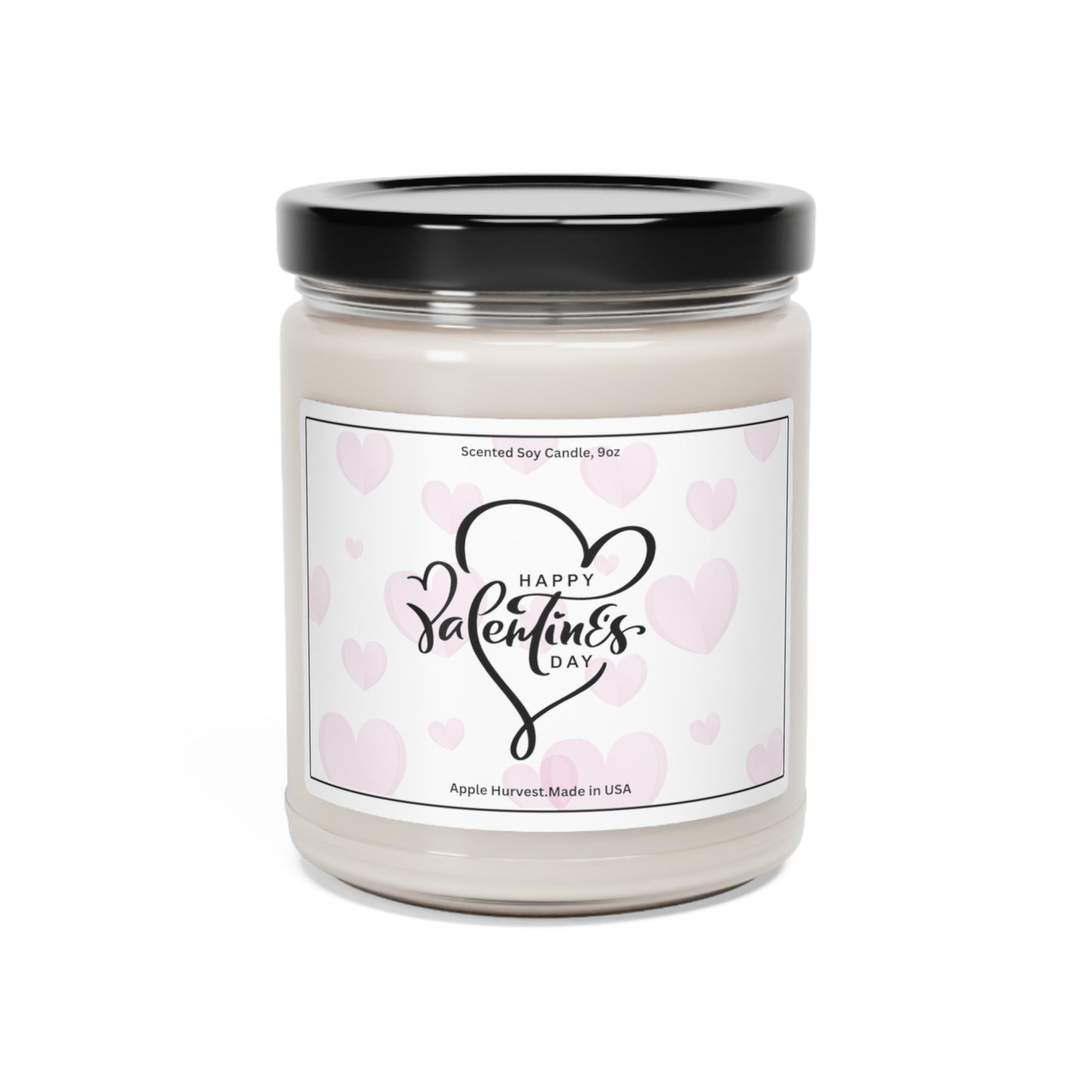 Happy valentines day Scented Soy Candle, 9oz