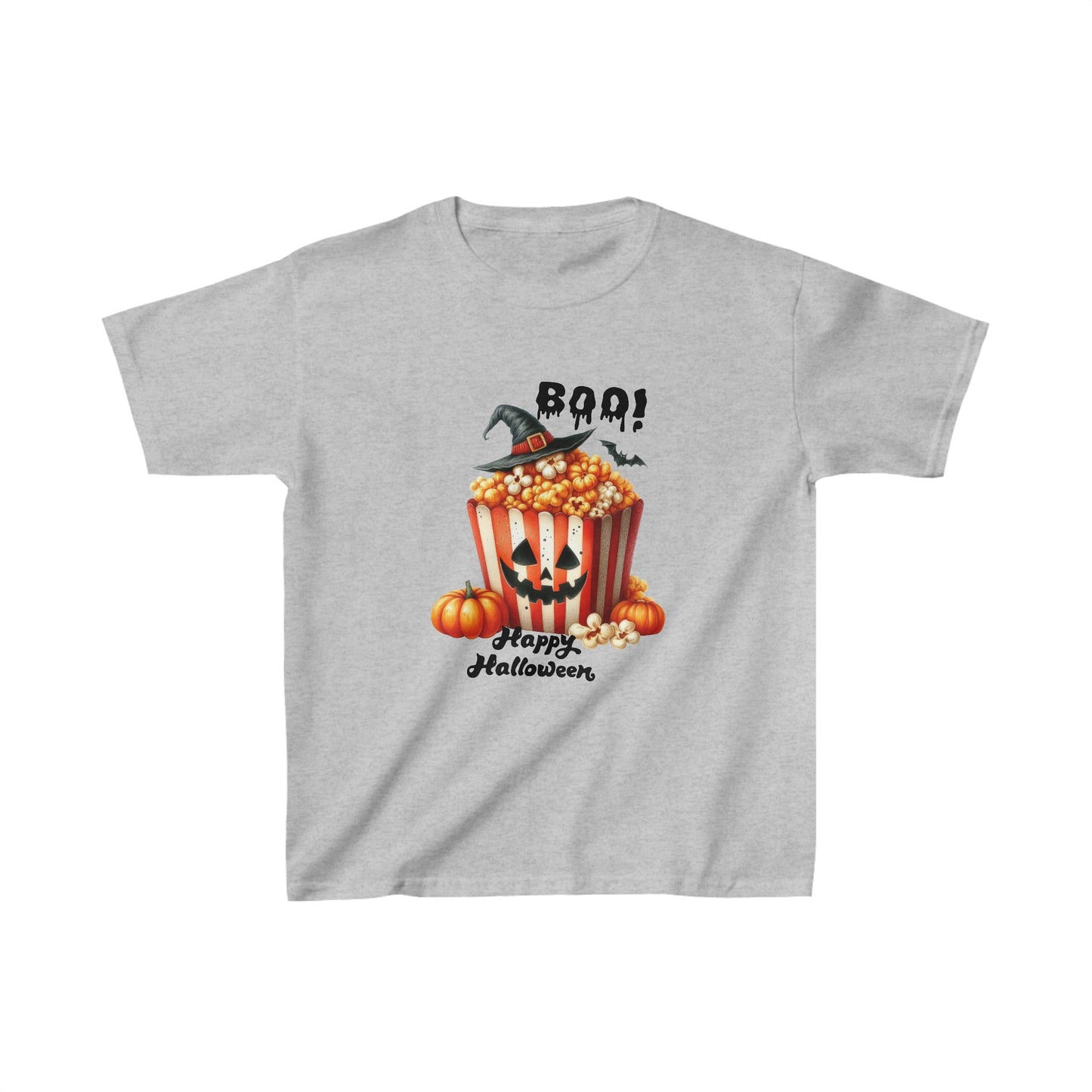 Happy Halloween Kids Shirt, Spooky Halloween Kids Heavy Cotton™ Tee, Spooky Season Kids Shirt, Spooky Vibes Shirt, Trick Or Treat Cotton T-Shirt.