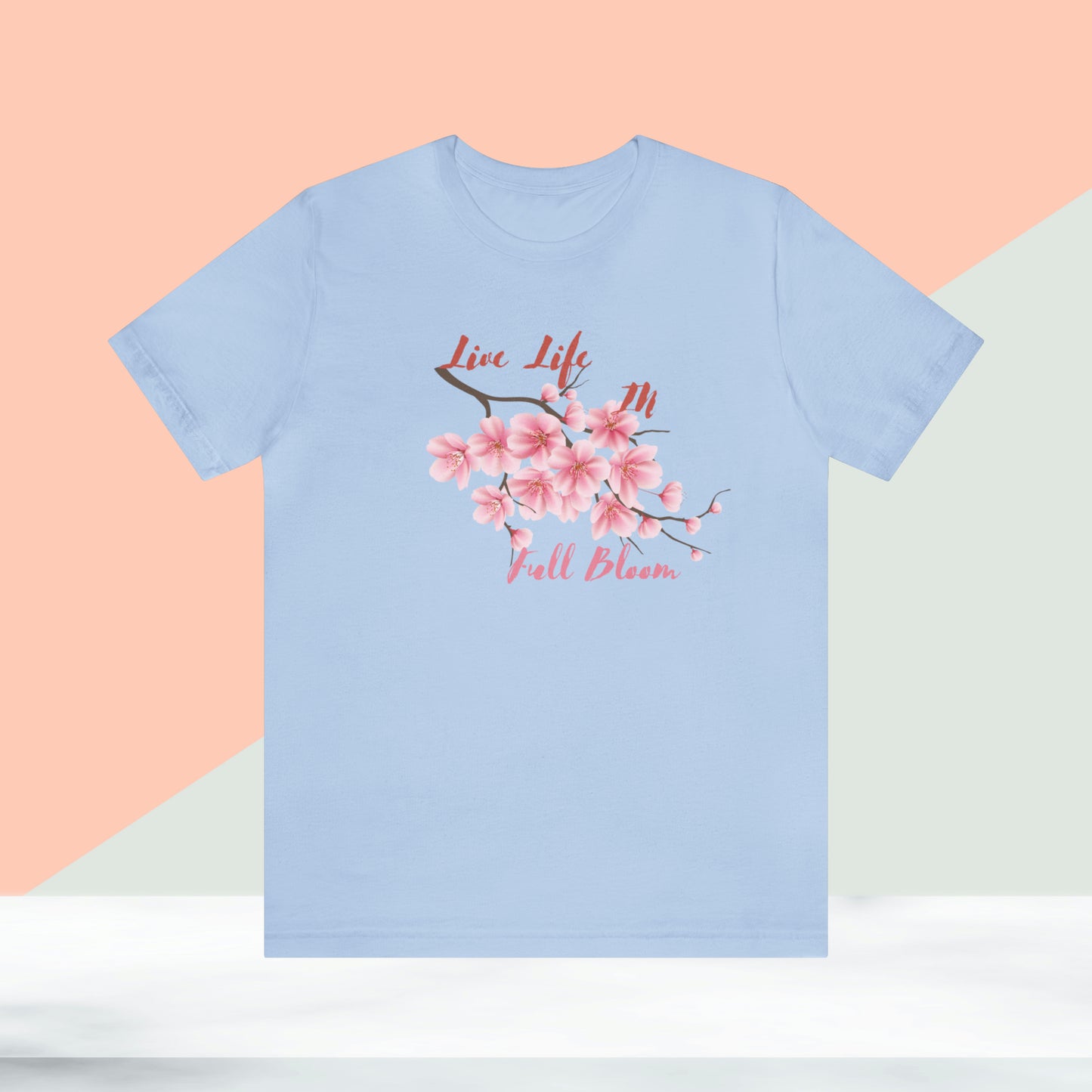Spring Unisex T-shirt, Spring Flowers Trendy Shirt.