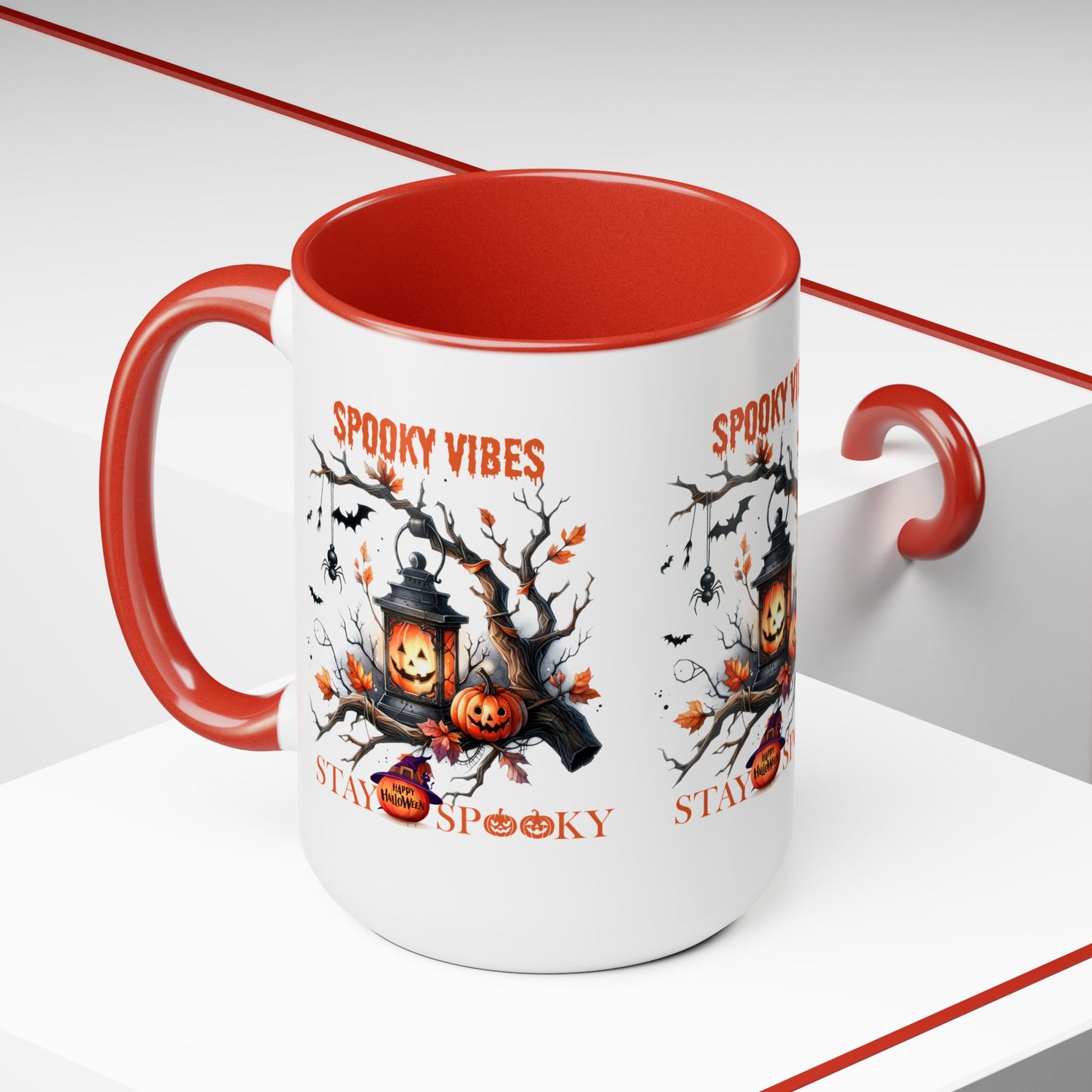 Spooky Vibes Halloween Coffee Mug, Stay Spooky Halloween Coffee Mug, Trick or Treat Halloween Coffee Mug, Cute Skeleton Coffee Mug, Spooky Season Halloween Coffee Mug.