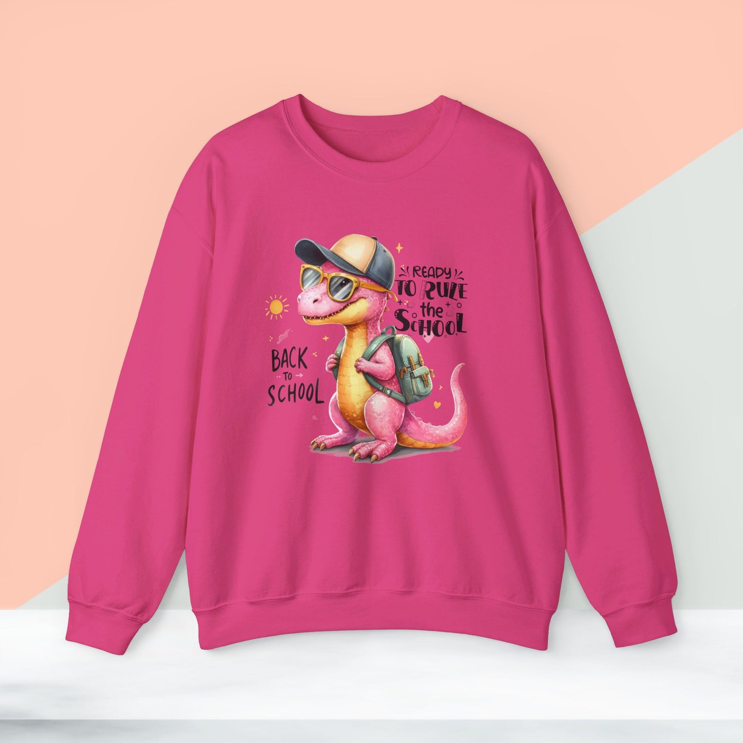 Back To school unisex heavy blend crewneck sweatshirt, We Love Teachers Sweatshirt,Teacher Back To school Sweatshirt. First Day Vibes Sweatshirt.