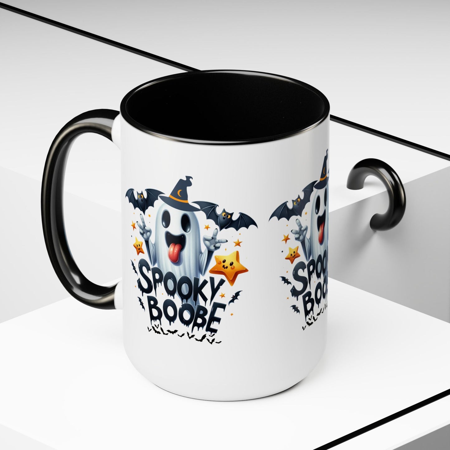 Spooky Boo Happy Halloween Coffee Mug, Let's Go Halloween Coffee Mug, Trick or Treat Halloween Coffee Mug, Cute Ghost Coffee Mug, Spooky Season Halloween Coffee Mug.