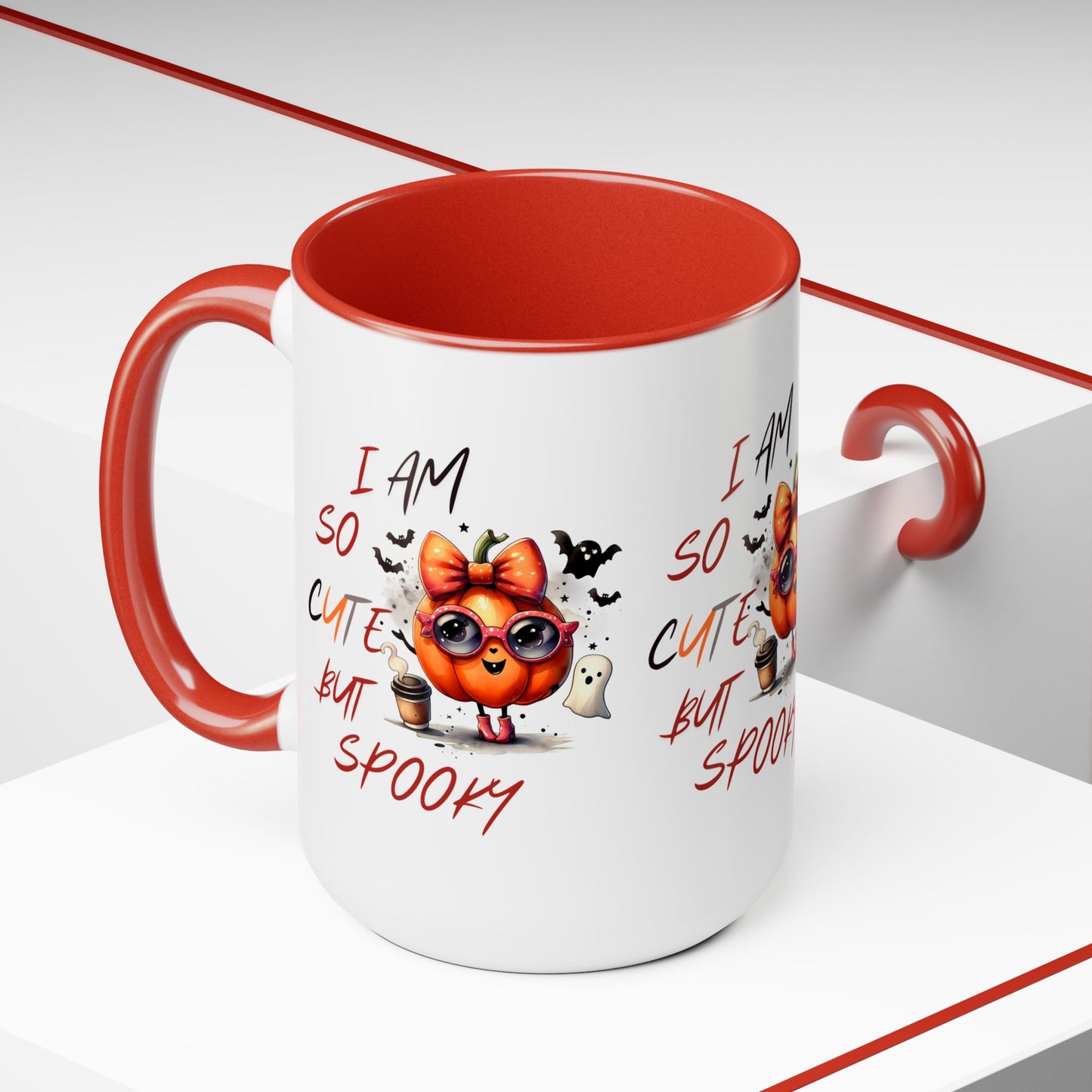 I Am So Cute But Spooky Halloween Coffee Mug, Let's Go Halloween Coffee Mug, Trick or Treat Halloween Coffee Mug, Cute Skeleton Coffee Mug, Spooky Season Halloween Coffee Mug.