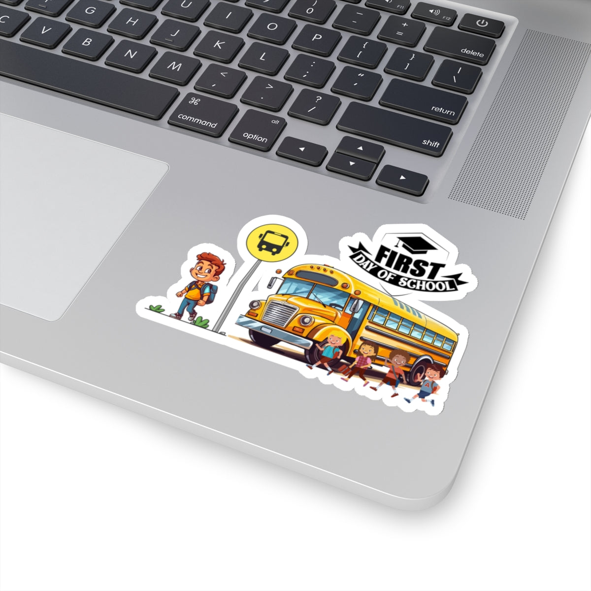 First Day Of School Back To School Kiss-Cut Stickers, First Grade Squad Kiss-Cut Stickers, Gift for First graders, Ready for School, Back to Learning.