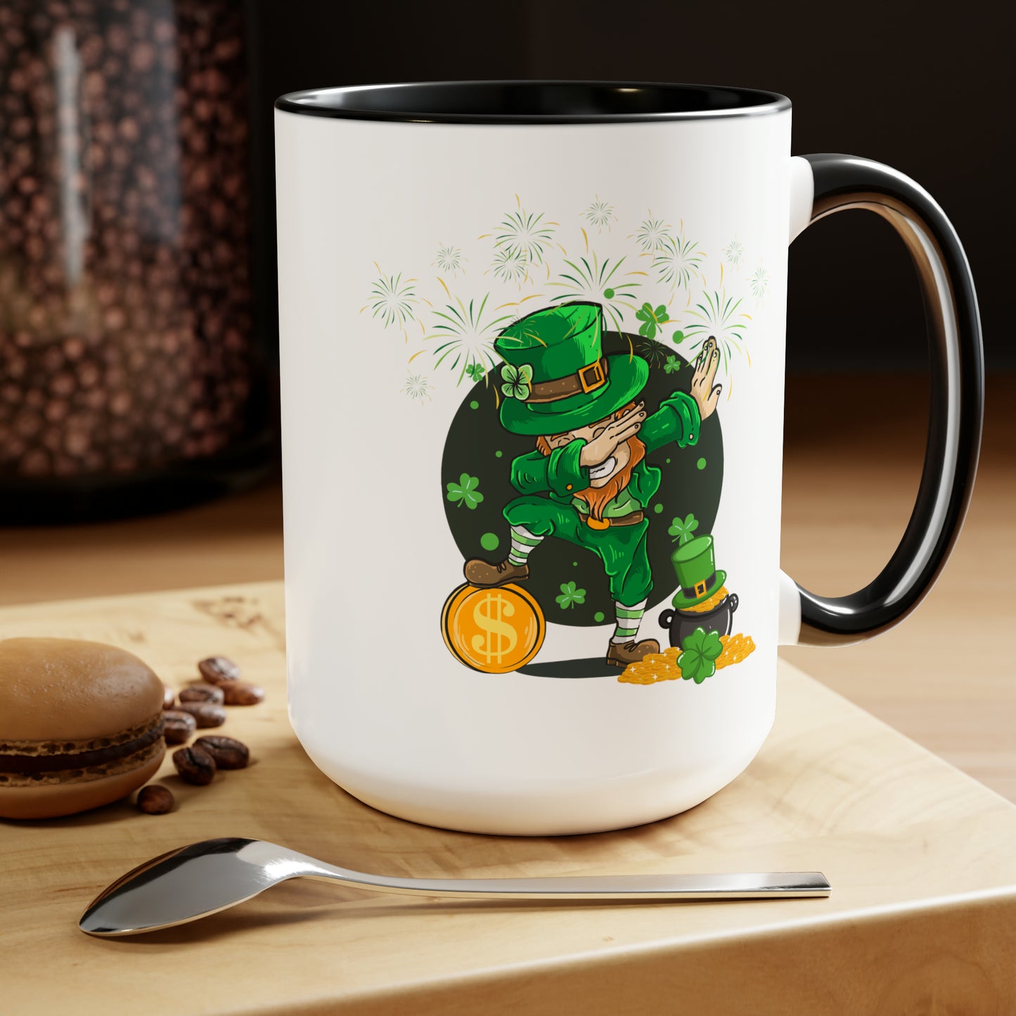 St Patrick's Day two-Tone Coffee Mugs, 15oz