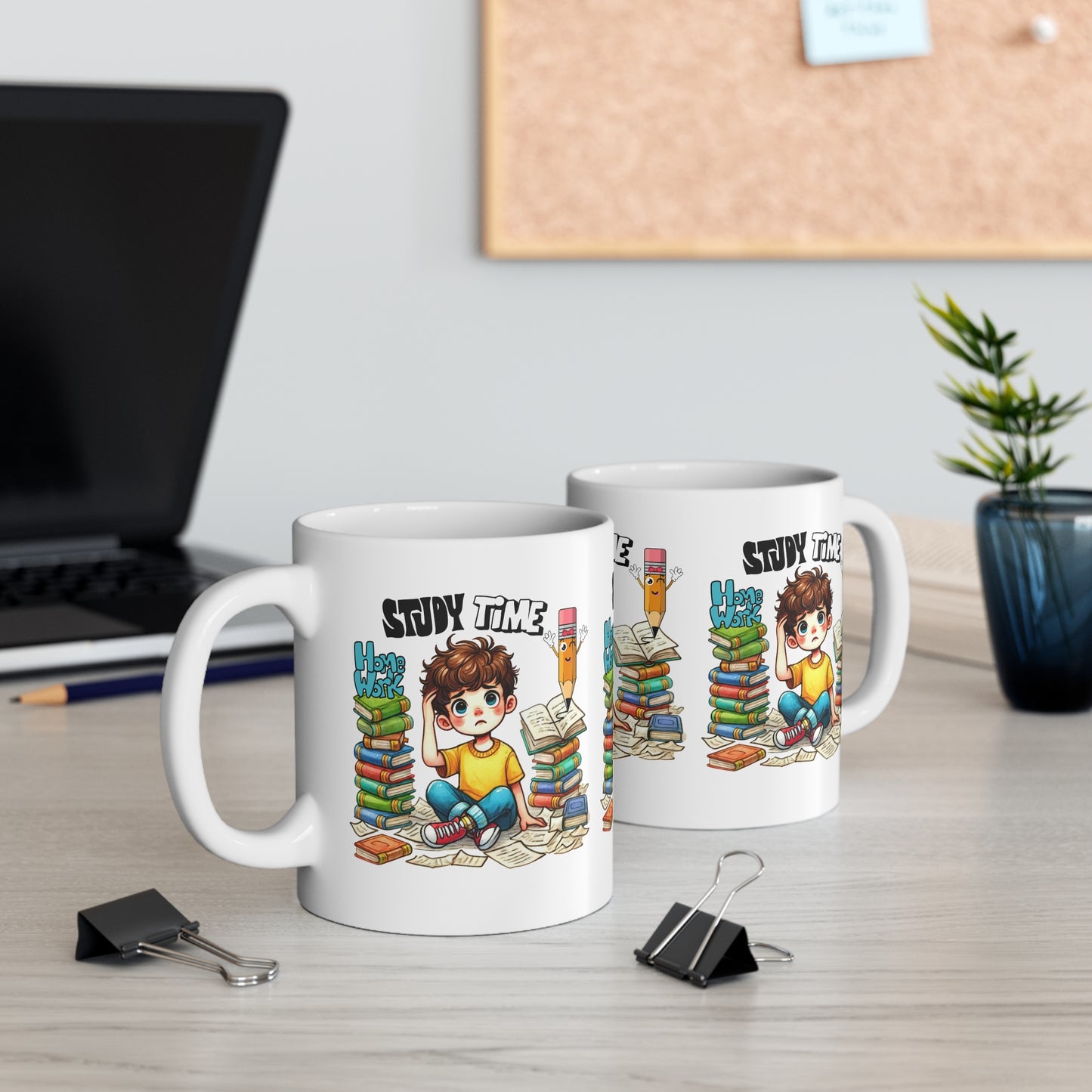 Study Time Back To School Mug.11oz. Ready To Rule The School Mug.11oz. Ready for School Mug.