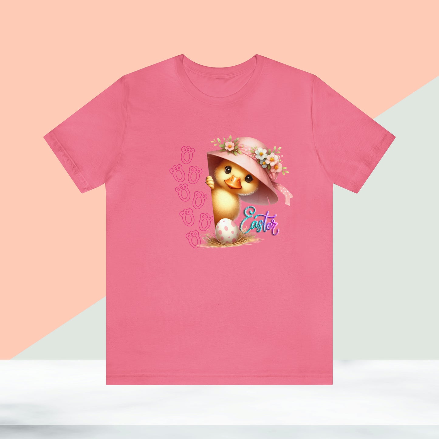 Happy Easter Unisex Jersey Short Sleeve Tee