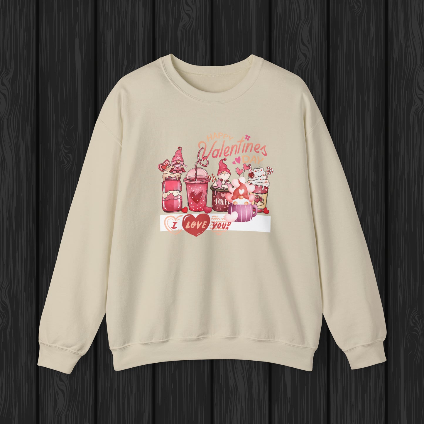 Happy valentines day Unisex Heavy Blend™ Crewneck Sweatshirt