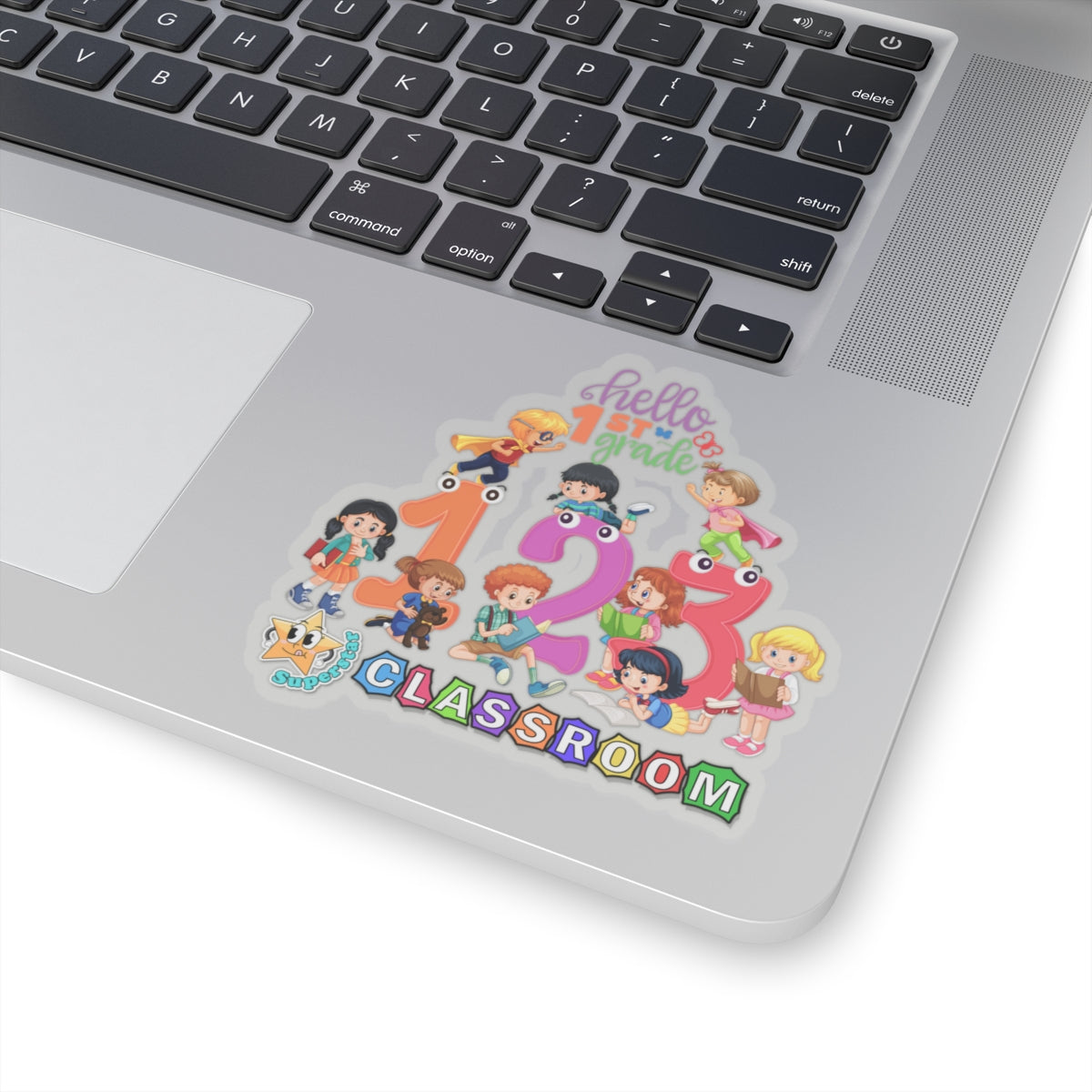 Back To School Kiss-Cut Stickers, First Grade Squad Kiss-Cut Stickers, Gift for First graders, Ready for School, Back to Learning.