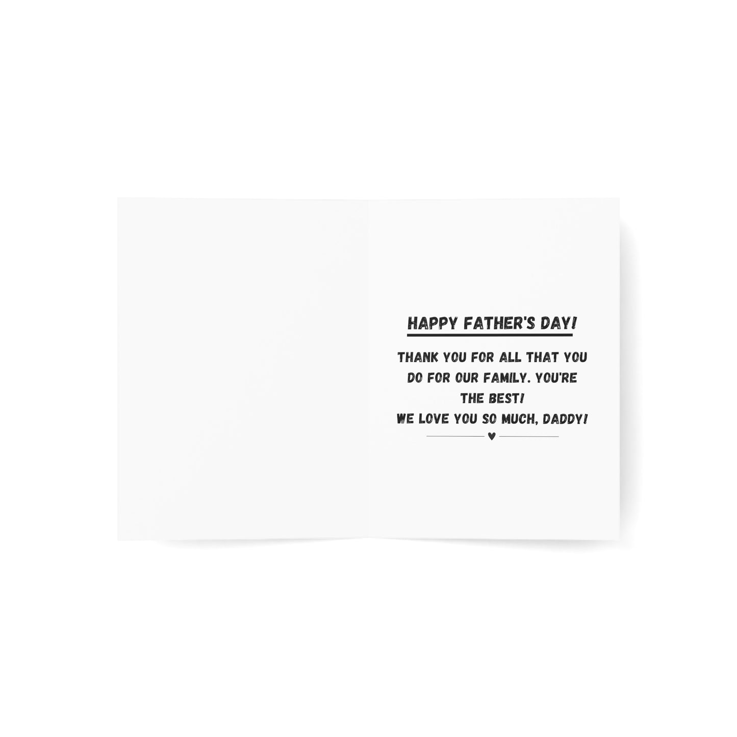 Happy Father's Day Greeting Cards (1, 10, 30, and 50pcs)