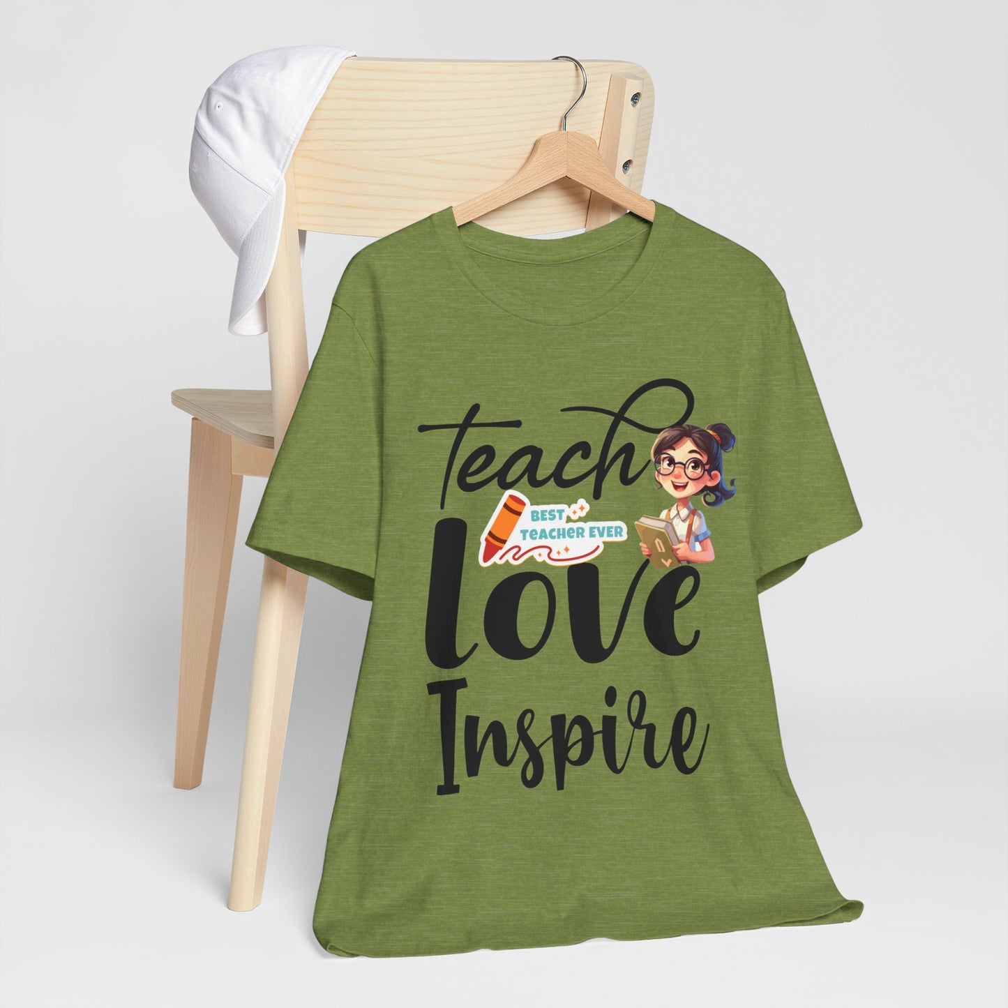 Teach Love Inspire T-shirt, Hello Teacher T-Shirt, Back To School T-Shirt, Teach Love Inspire Teacher Shirt, Teacher Back To school unisex jersey short sleeve.First Day Vibes T-Shirt.