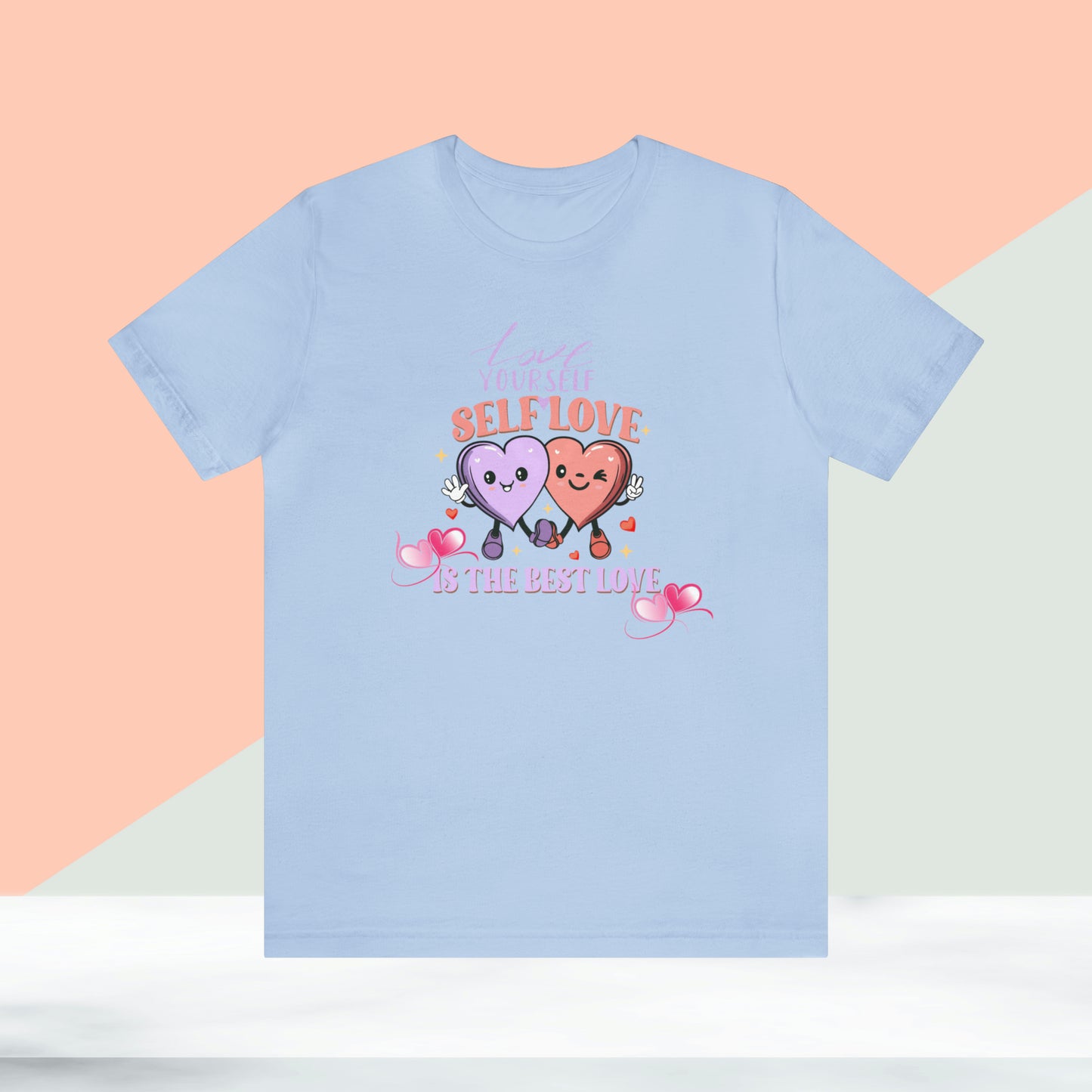 Happy valentines day Unisex Jersey Short Sleeve Tee