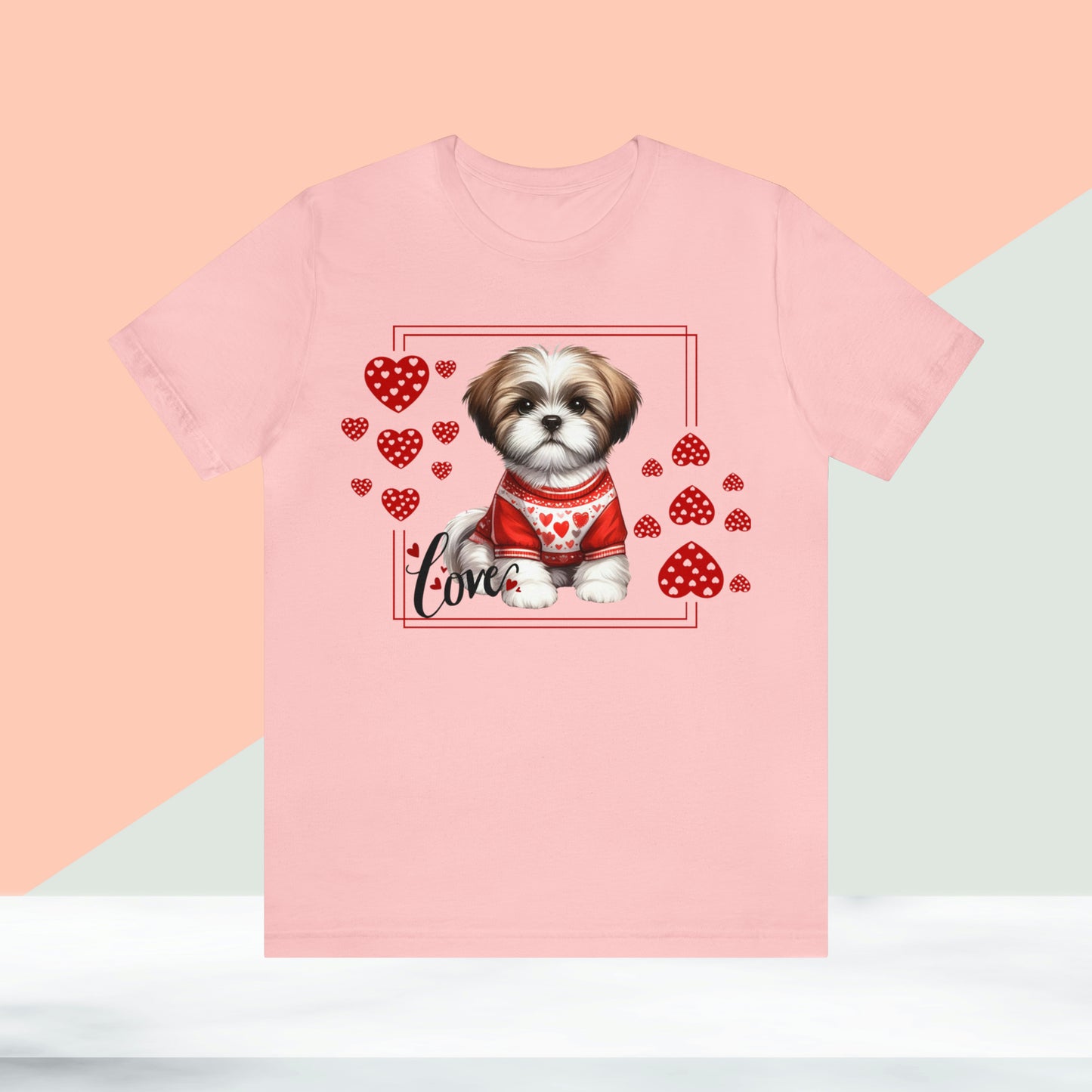 Happy valentines day Unisex Jersey Short Sleeve Tee