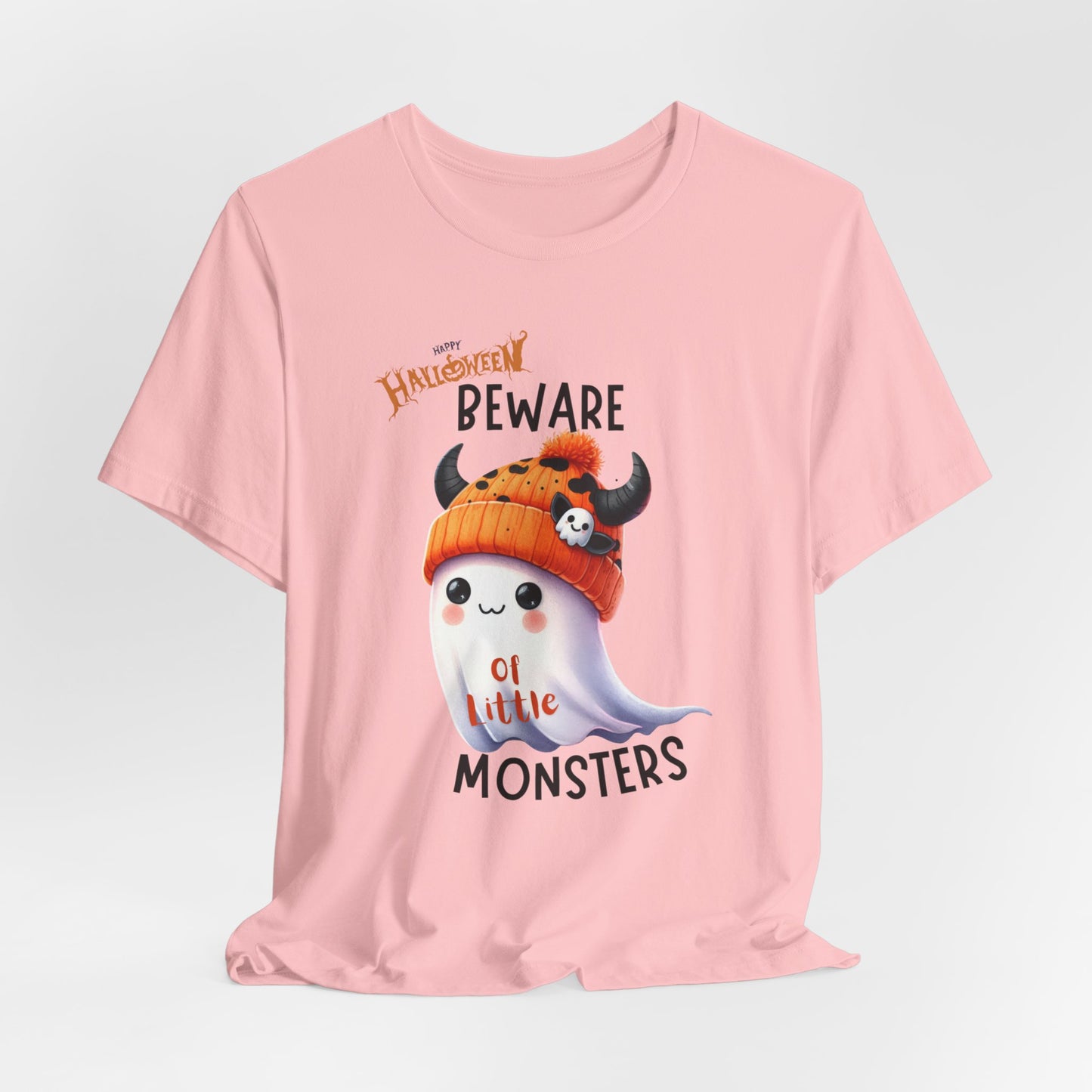 Beware Of Little Monsters T-shirt, Happy Halloween Skeleton T-shirt, Happy Halloween T-shirt, Trick Or Treat T-shirt, Halloween T-shirt, Cool Halloween T-shirt, Spooky T-shirt,