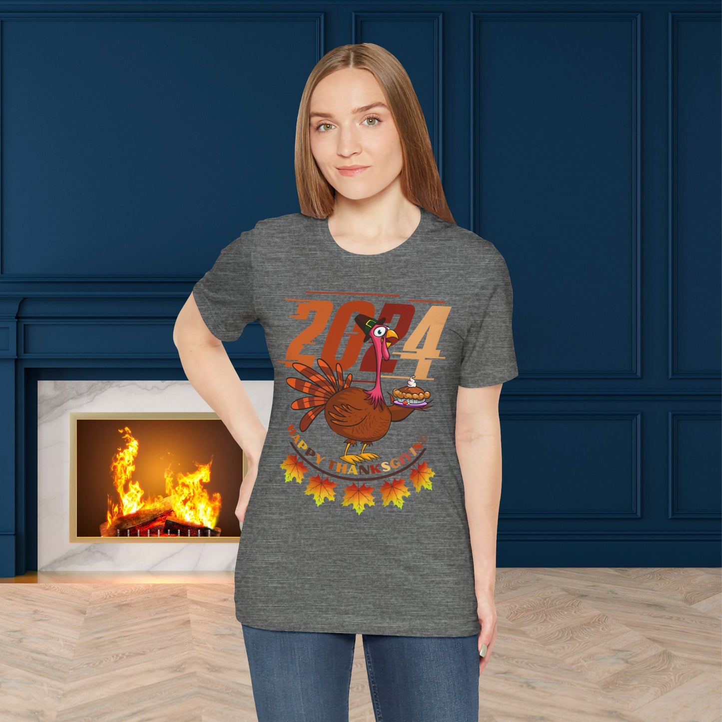 Thanksgiving T-shirt, Happy thanksgiving 2024 T-shirt, Thanksgiving Gift,Turkey Shirt, Family Thanksgiving, Holiday Outfit.