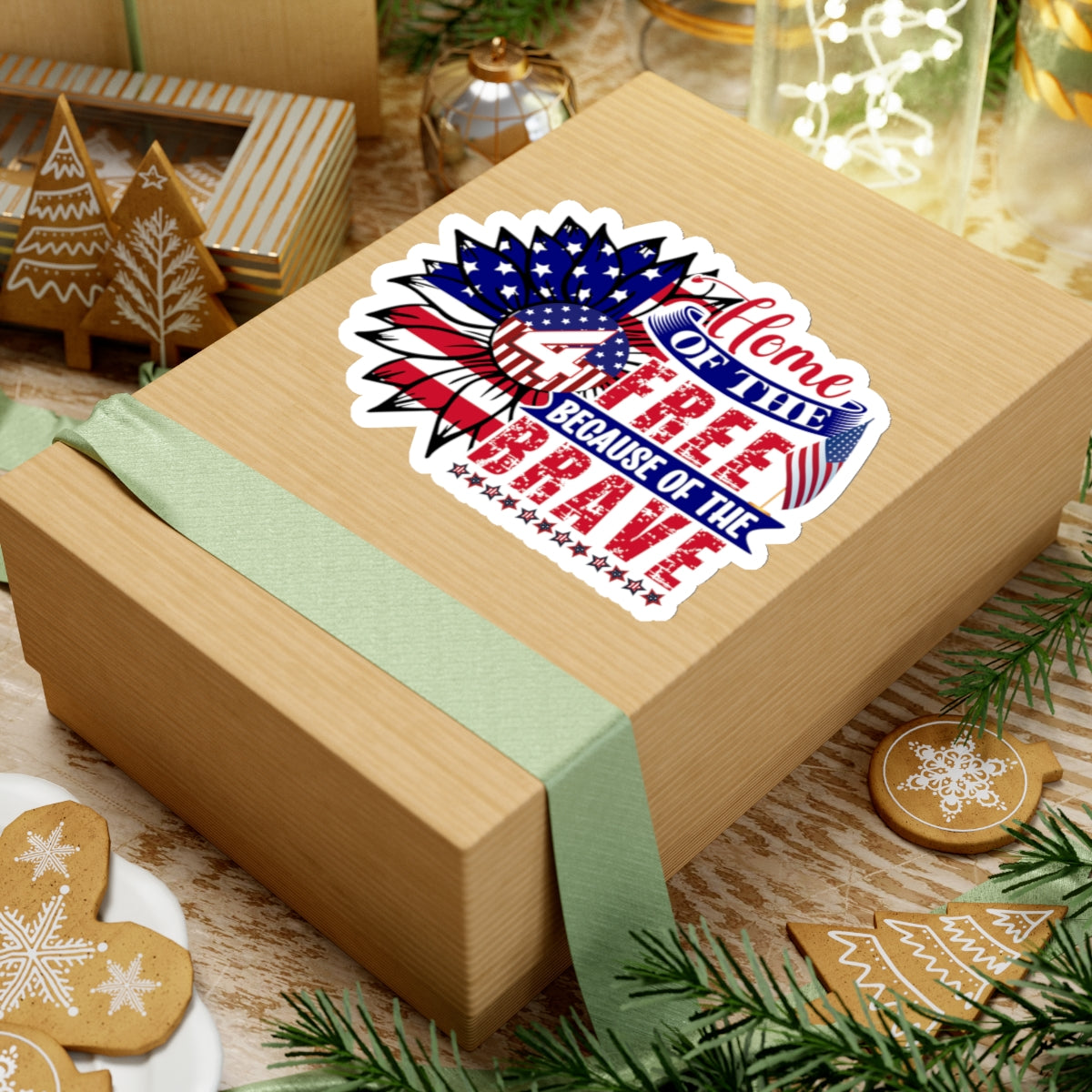 Happy 4th Of July Kiss-Cut Stickers, America, Flag, Peace Love America. Proud To Be An American, Red White Blue stickers. God Bless America Stickers.