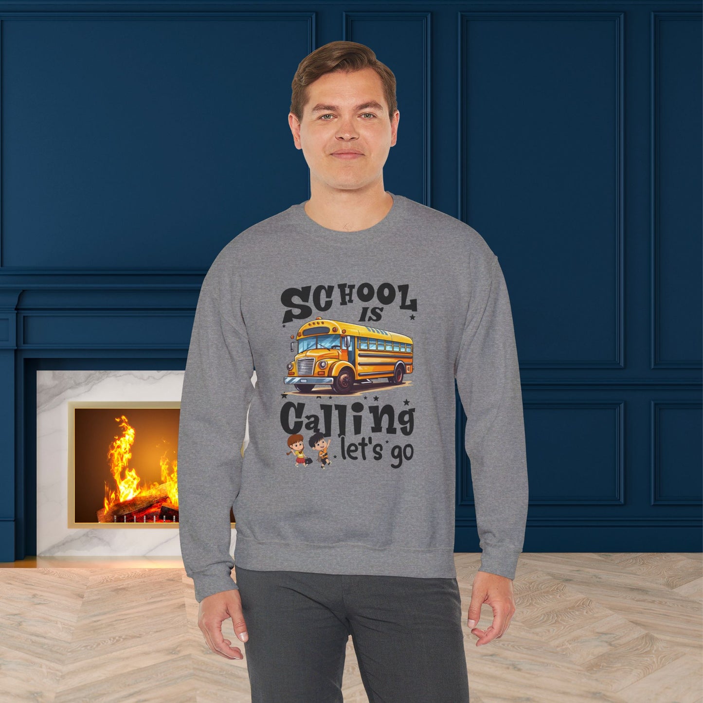 Back To school unisex heavy blend crewneck sweatshirt, We Love Teachers Sweatshirt,Teacher Back To school Sweatshirt. First Day Vibes Sweatshirt.