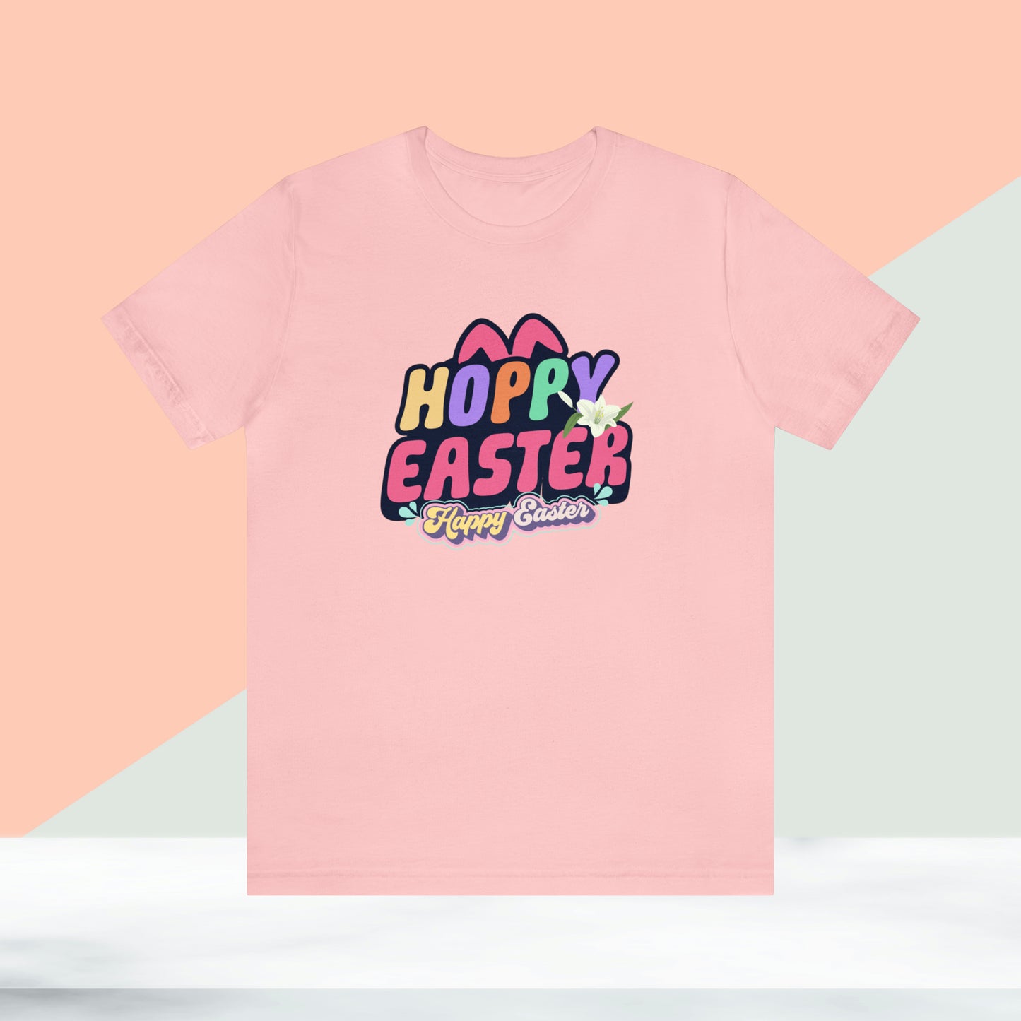 Happy Easter Unisex Jersey Short Sleeve Tee