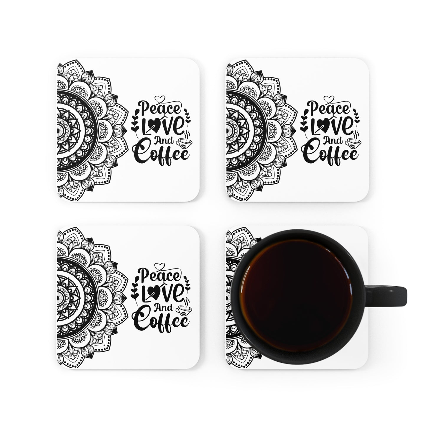 Corkwood Coaster Set