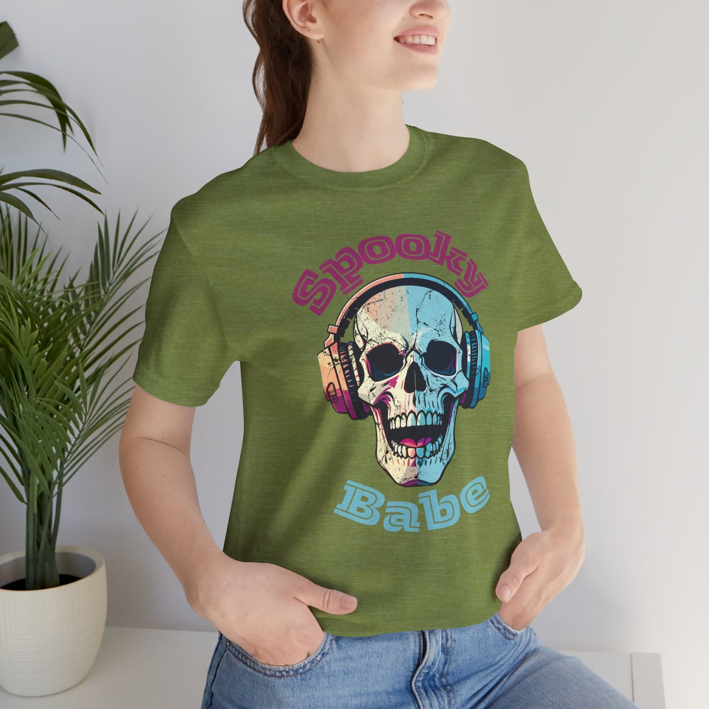 Spooky Babe Halloween T-shirt, Happy Halloween T-shirt, Trick Or Treat T-shirt, Halloween T-shirt, Cool Halloween T-shirt, Spooky T-shirt,